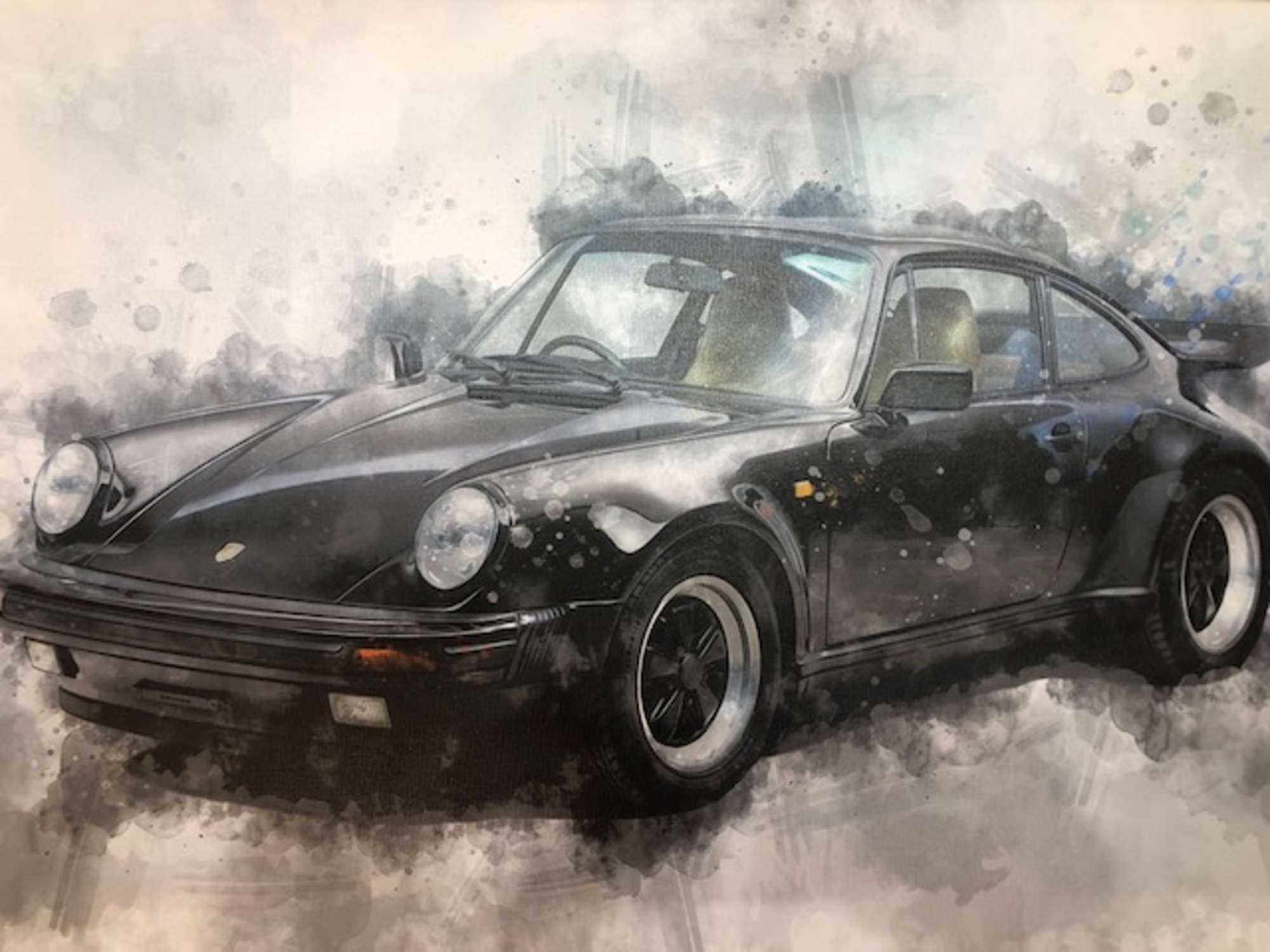 Stretch-canvas print of the iconic 911 -Auction Lot
