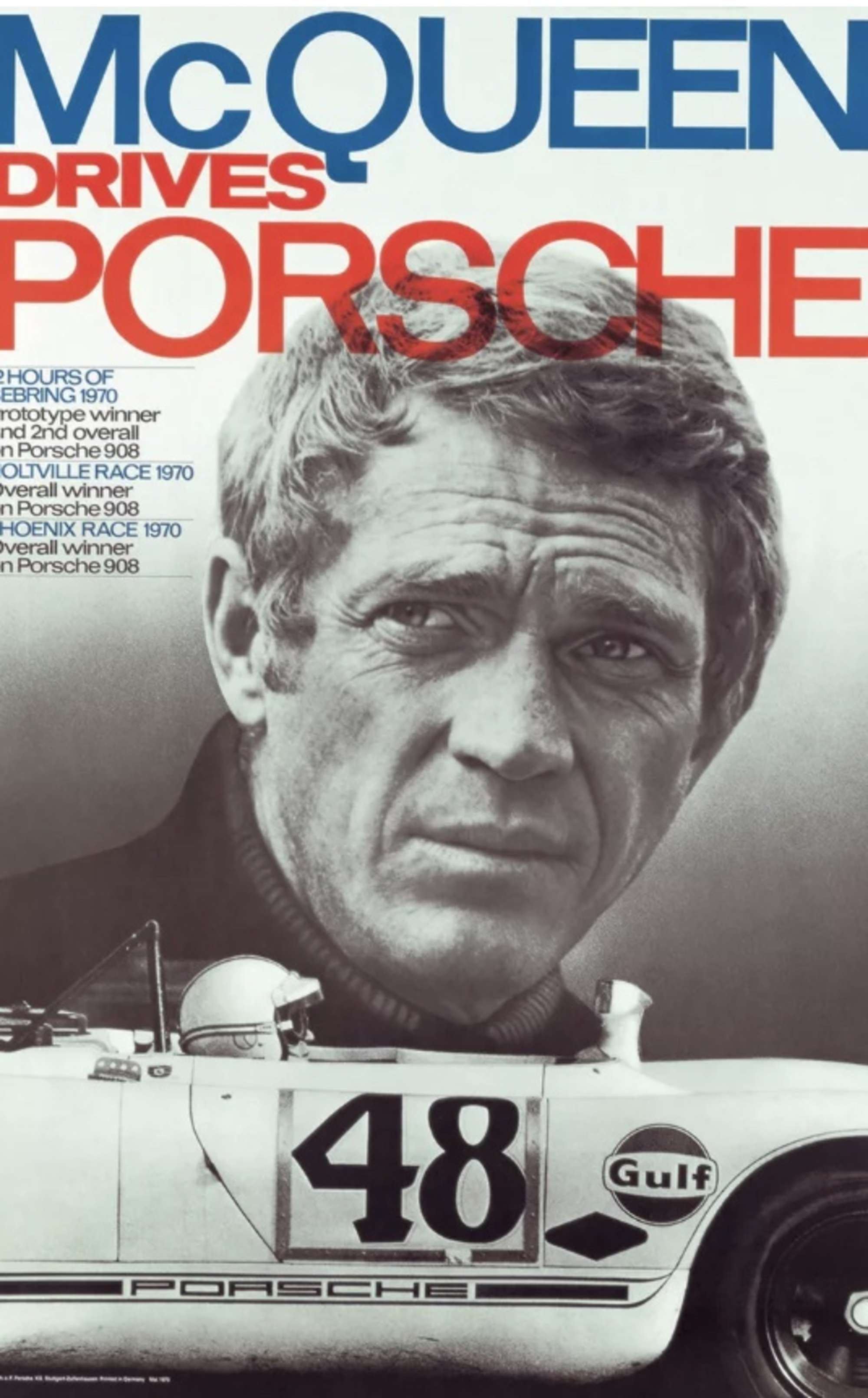  'McQueen drives Porsche' -Sold