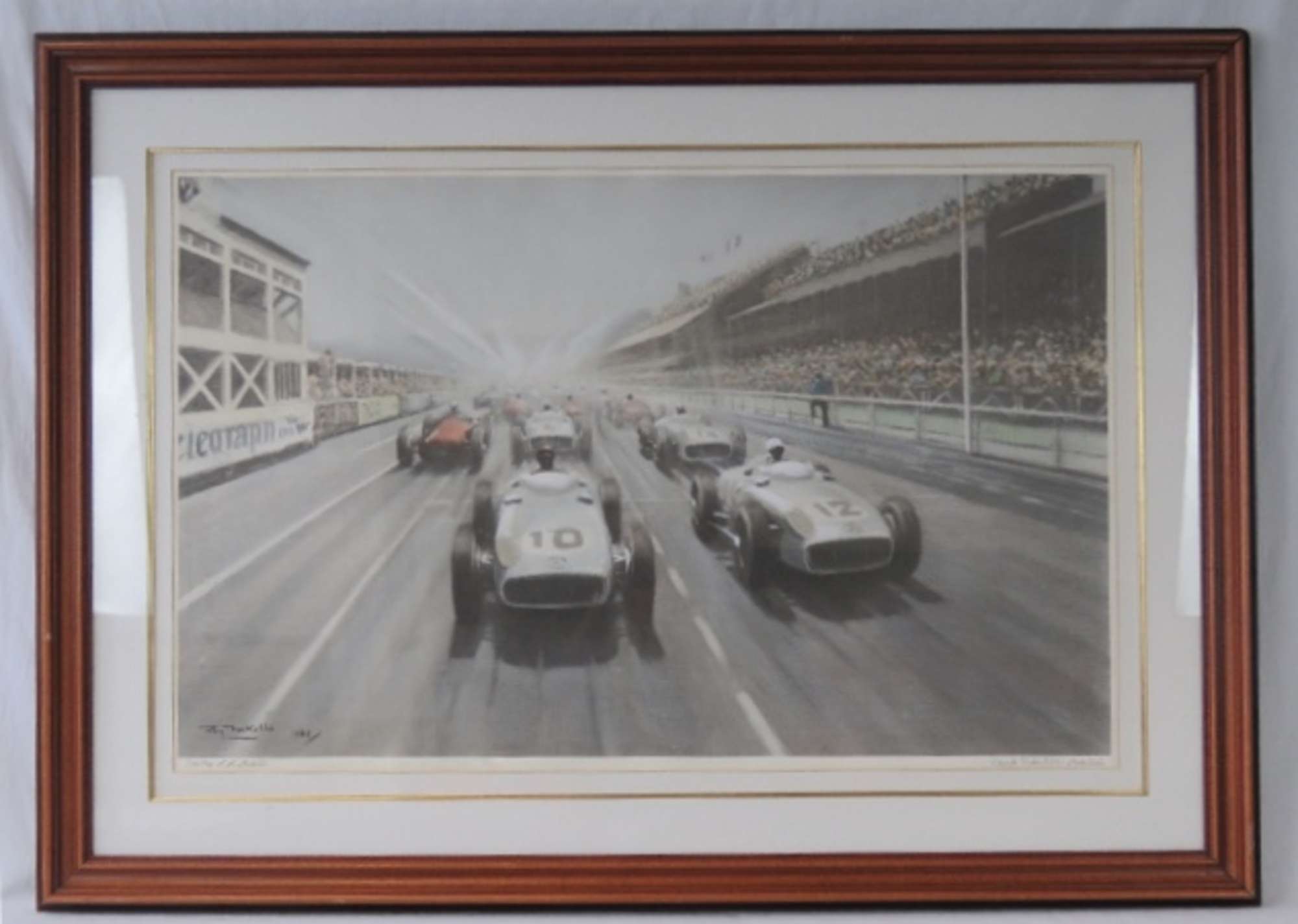 Mercedes W196 Sir Stirling Moss at the British GP 1955 -Sold