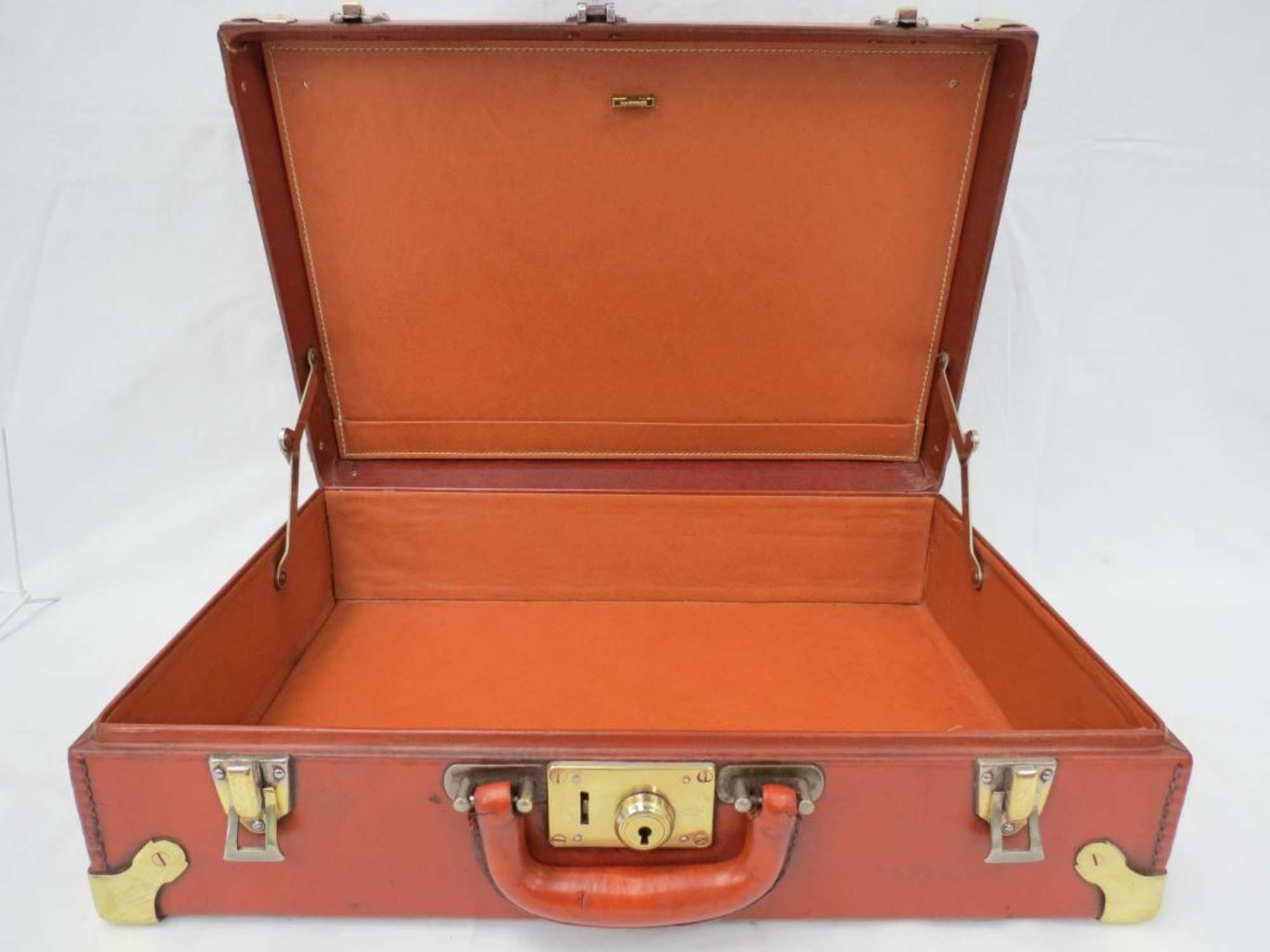 A Leather Attache Case-Auction Lot