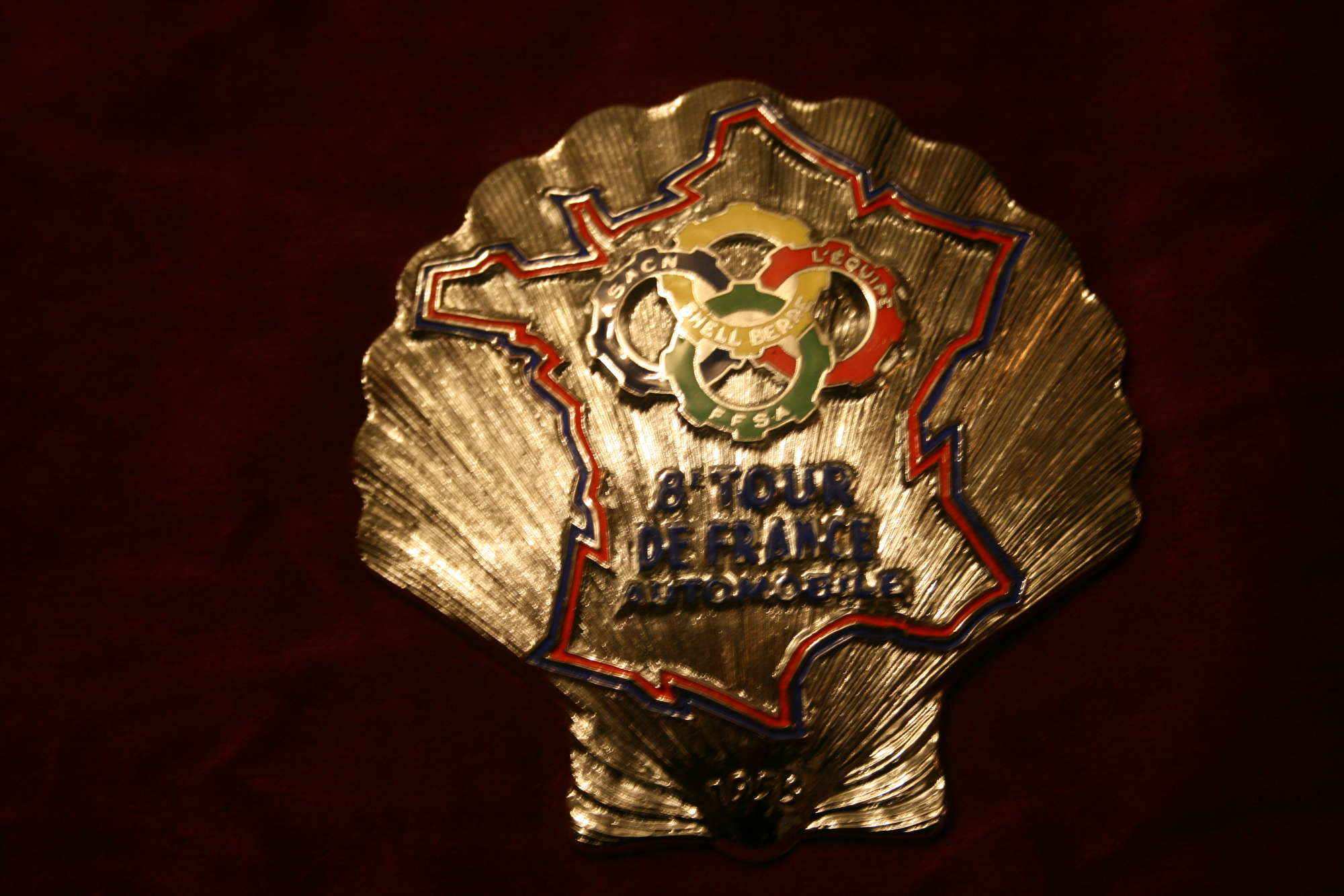 1959 Tour De France Car Badge-Auction Lot