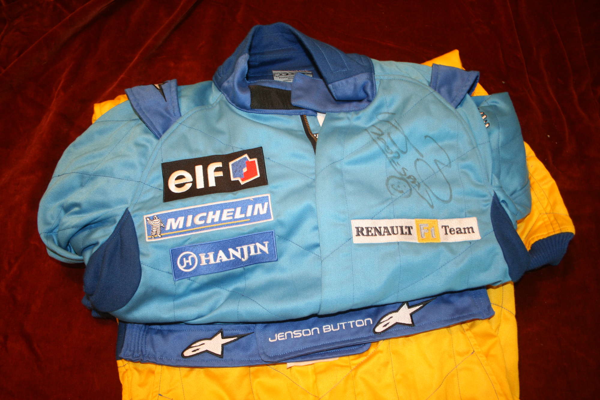 Jenson Button Race Suit-Sold