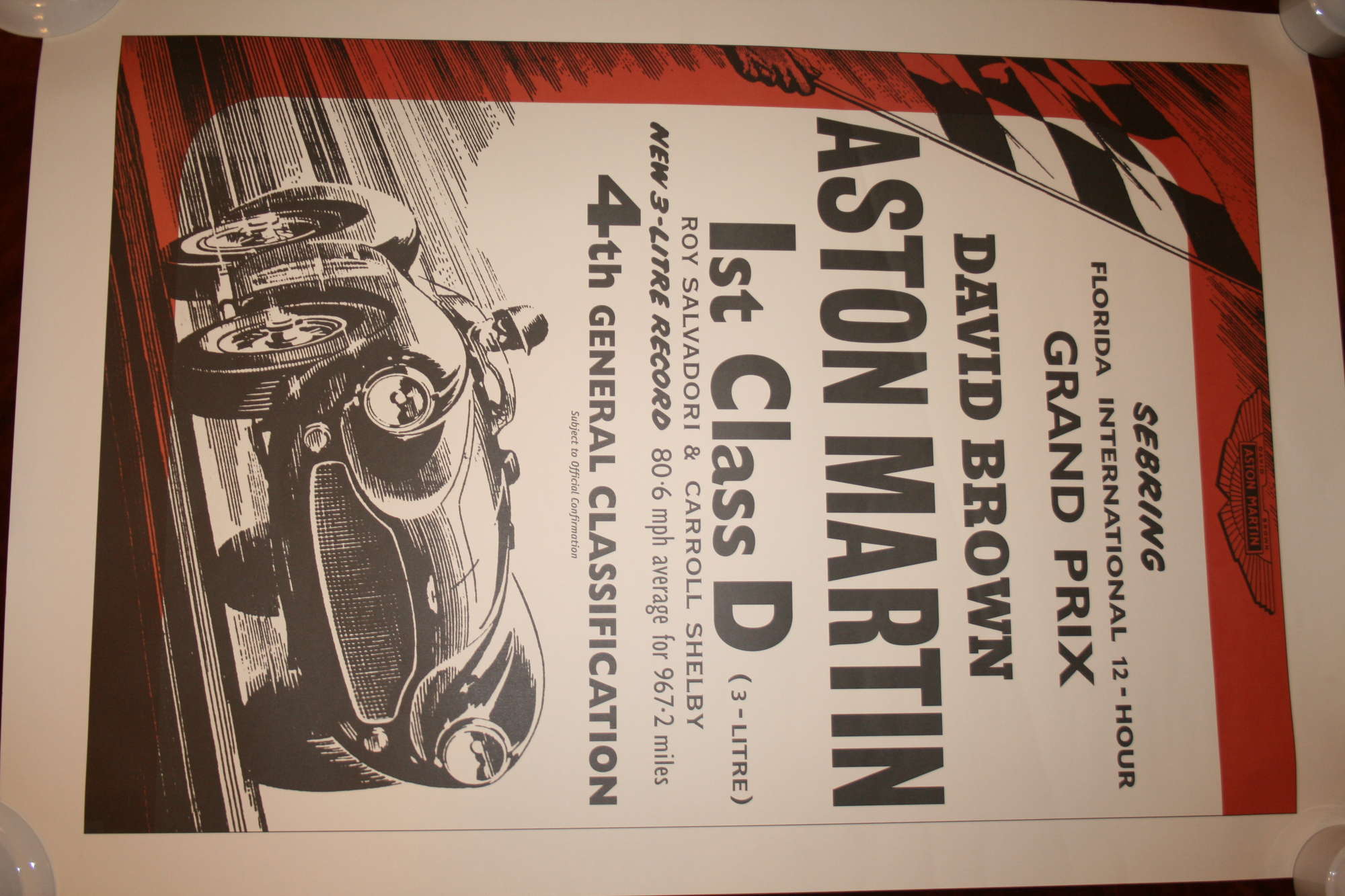 Aston Martin Achievement Showroom Posters-Sold