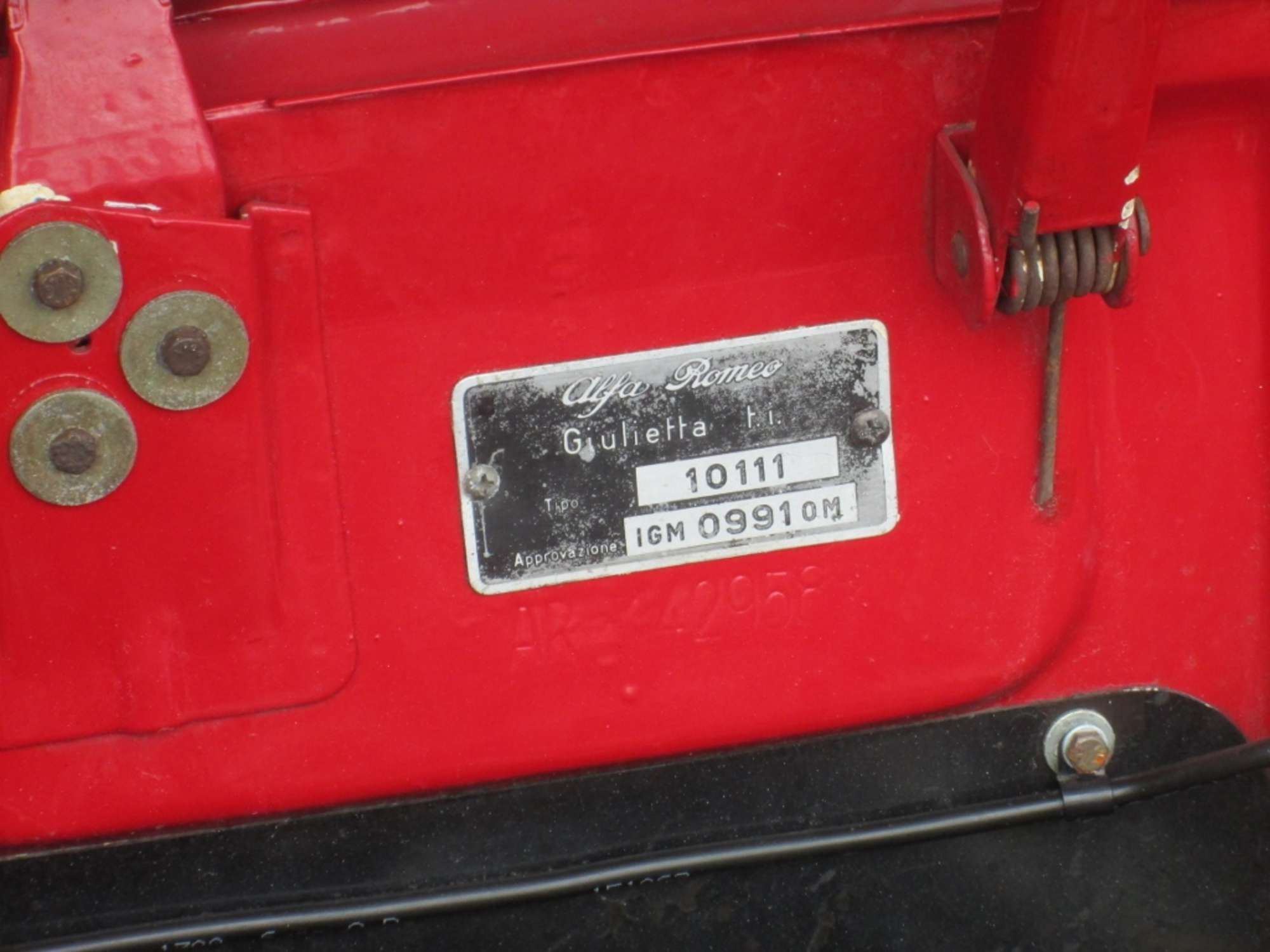 1961 Alfa Romeo Giulietta Ti FIA Race Car-Sold