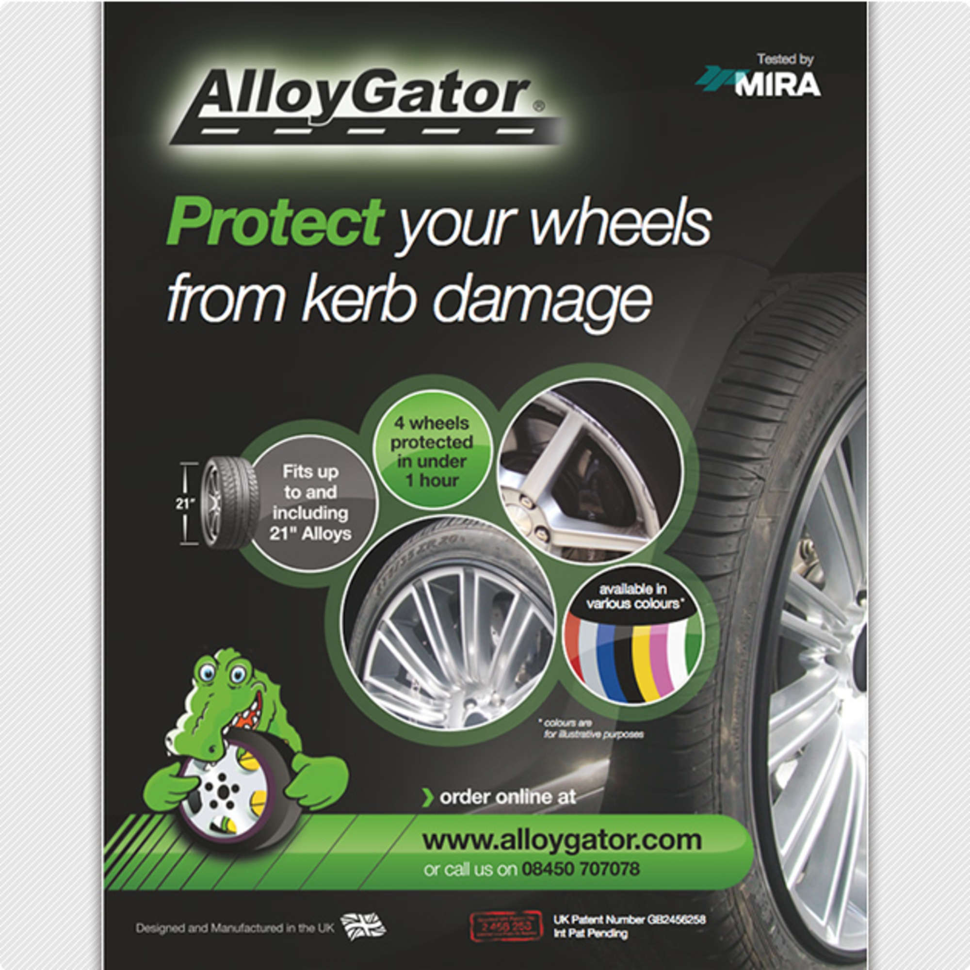 AlloyGator - Protection from wheel kerbing-Sold