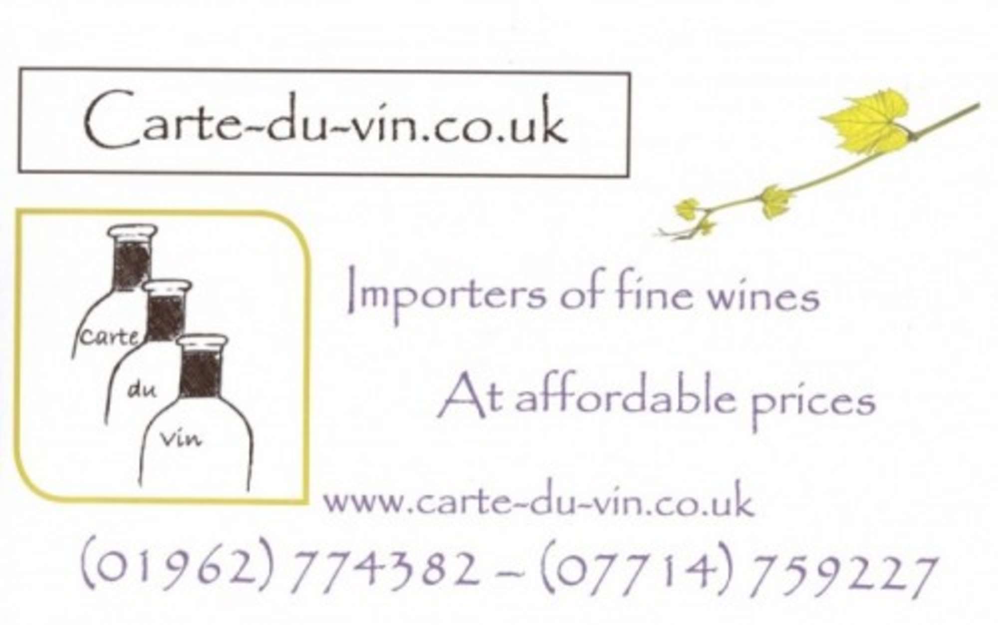 Three Bottles of Champagne from Carte Du Vin-Sold