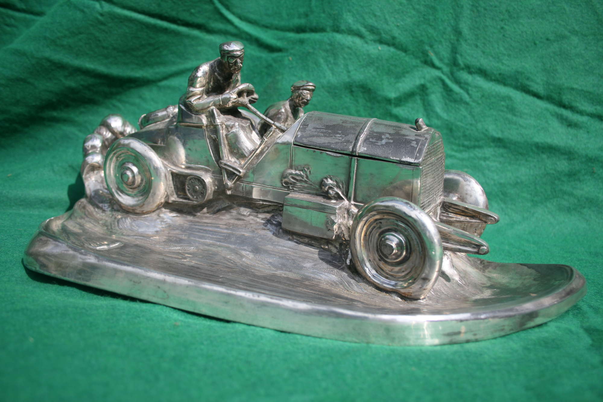 Edwardian Racing Car Desk Set-Auction Lot