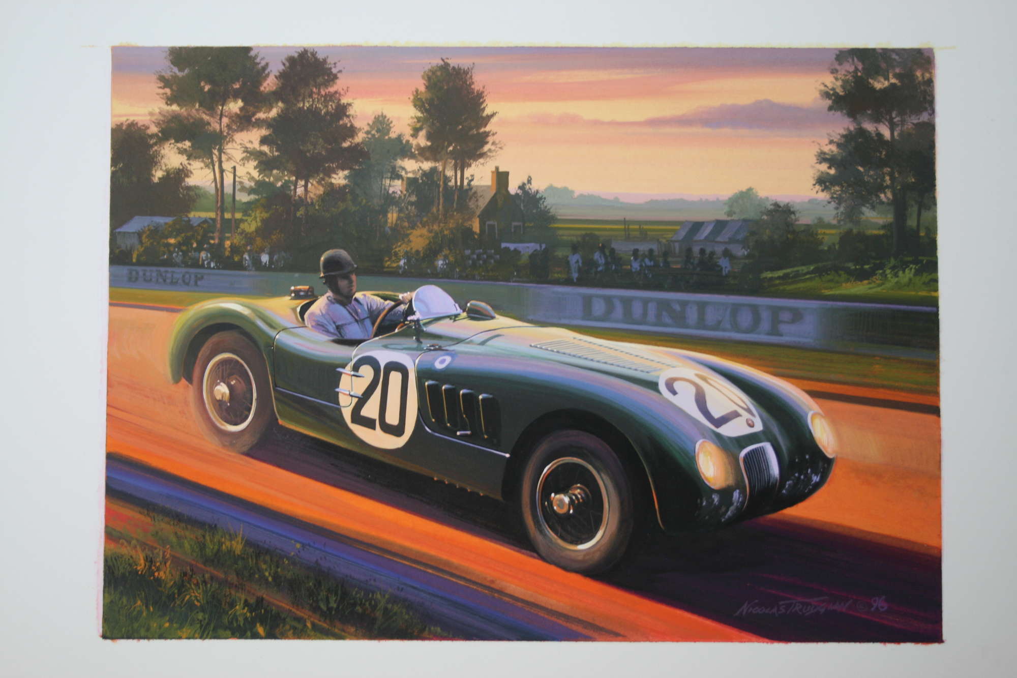 'Jaguar XK-C' by Nicolas Trudgian-Auction Lot