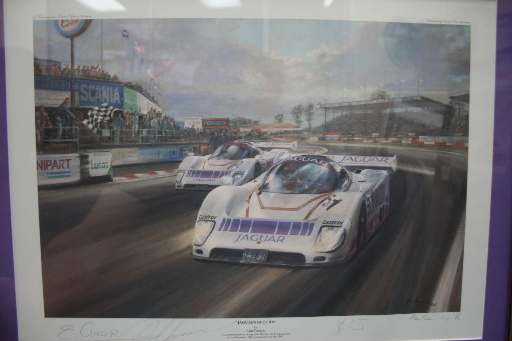 'Jaguars Return' by Alan Fearnley-Sold