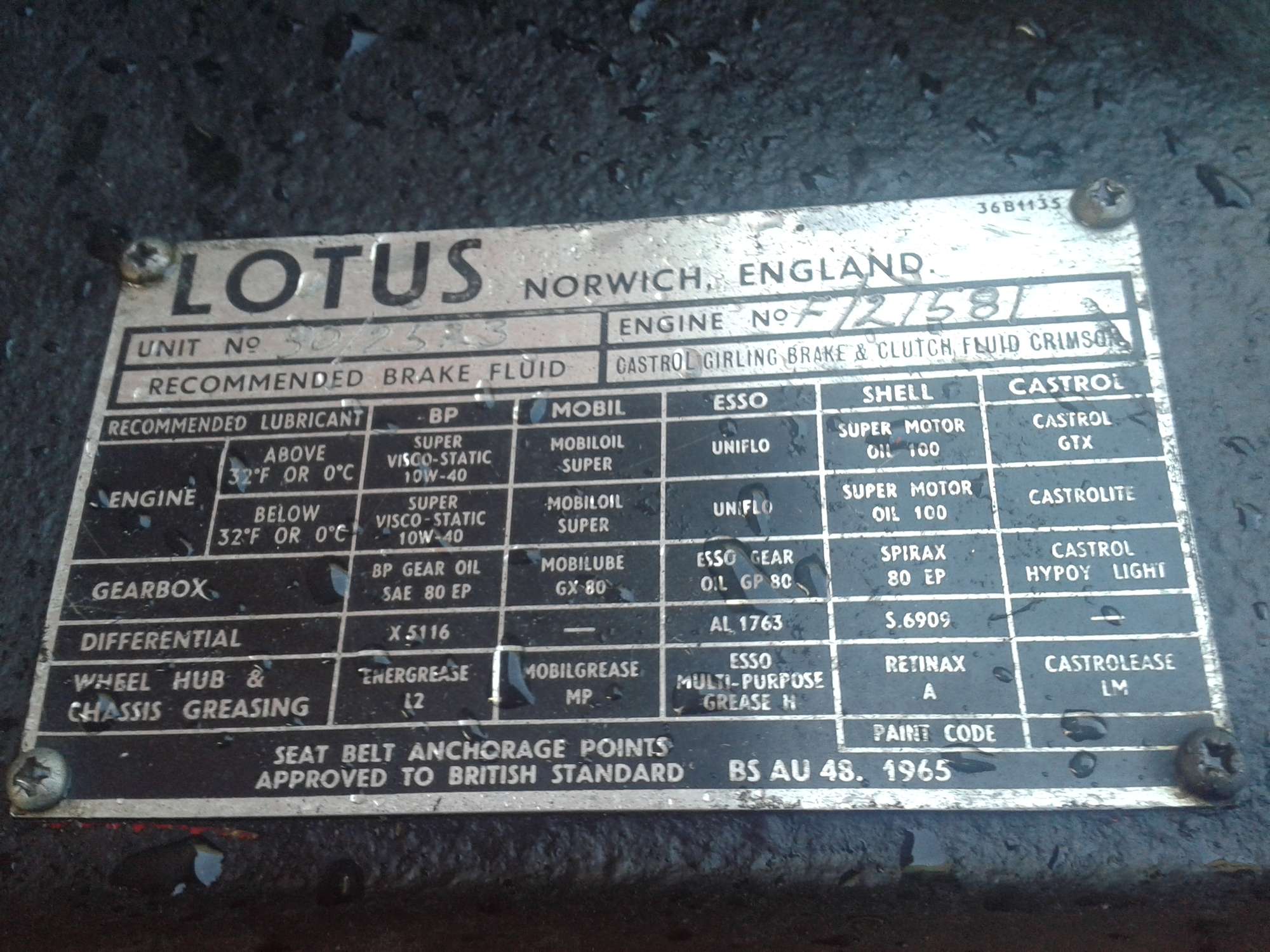 1970 Lotus Elan plus 2S-Sold