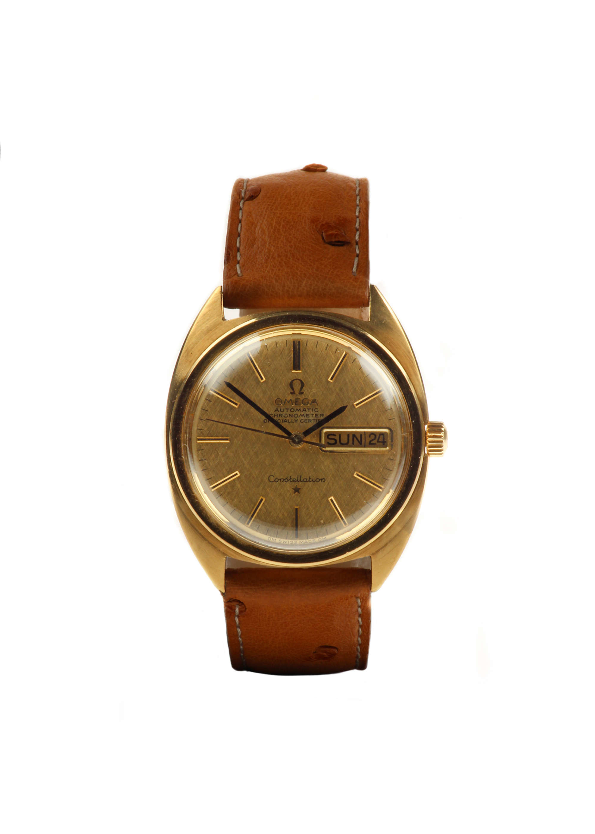 1968 Omega Constellation 18ct Yellow Gold-Auction Lot