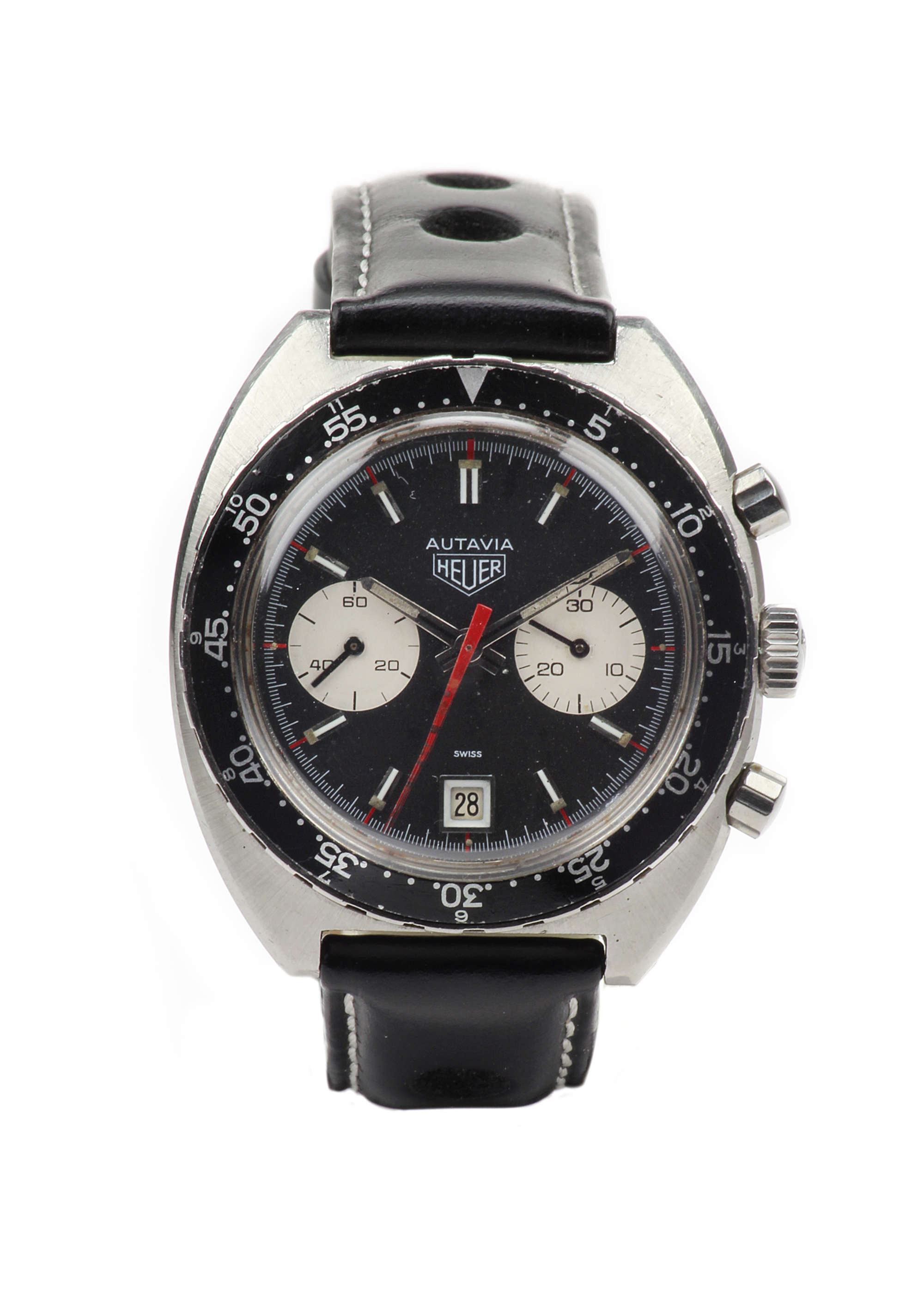 c.1970 Heuer Autavia 73463 Manual Wind Chronograph-Sold