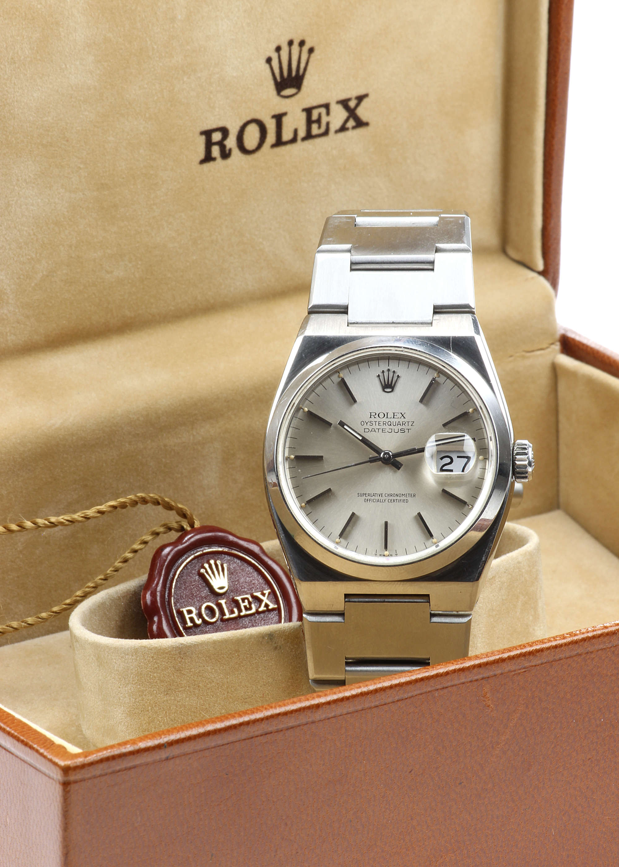 1990 Rolex Datejust Oyster-Quartz 17000, complete with origi-Sold
