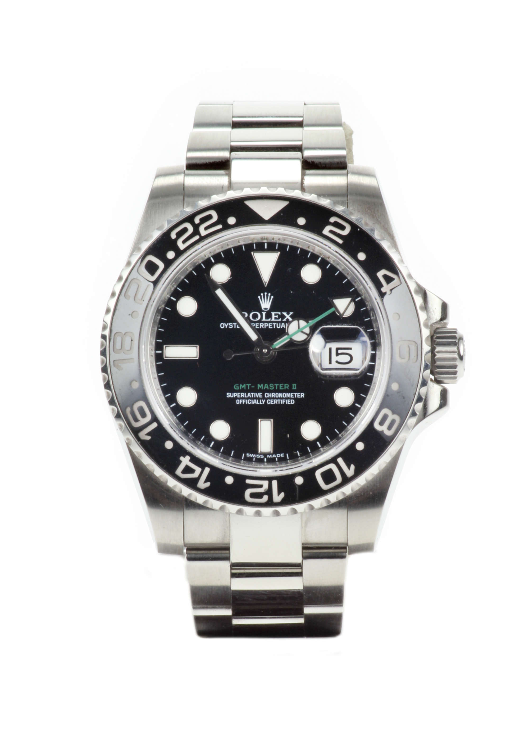 2007 Rolex GMT Master 2 Ceramic Complete with Box and Paperw-Auction Lot