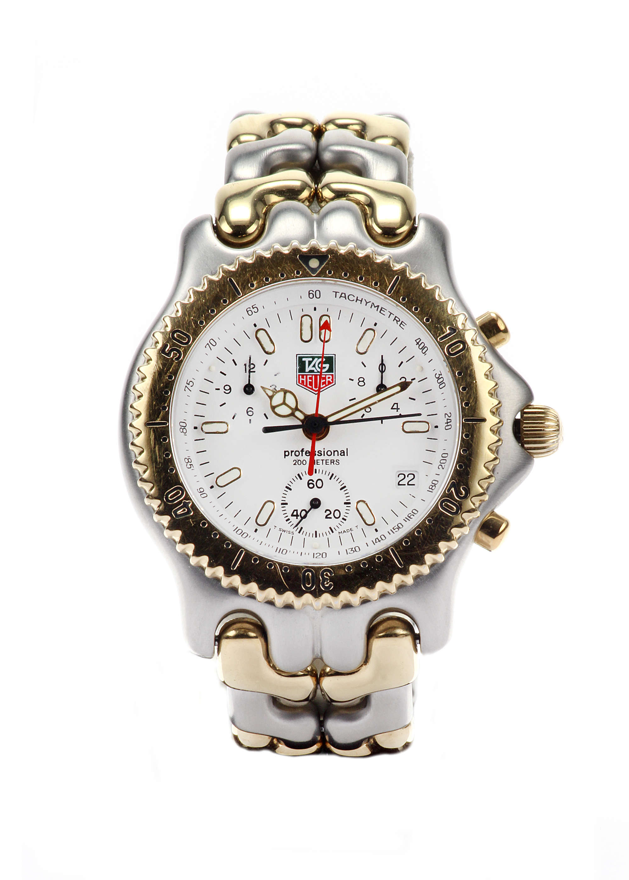 Tag Heuer Link Chronograph.-Sold