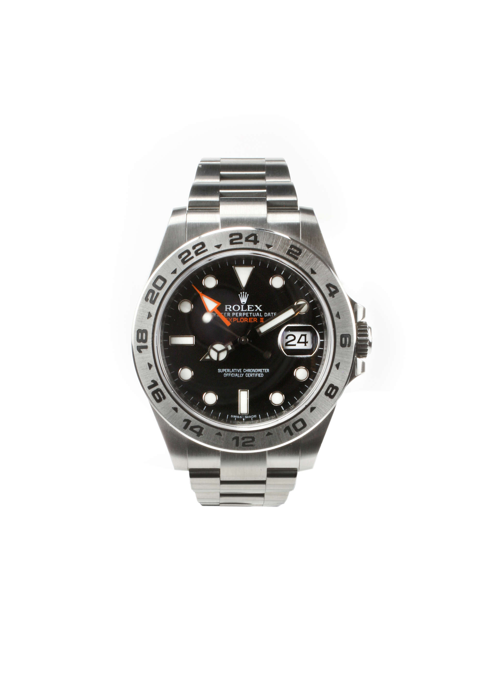 2014 Rolex Explorer 2 Orange Hand Complete with Box and Pape-Auction Lot