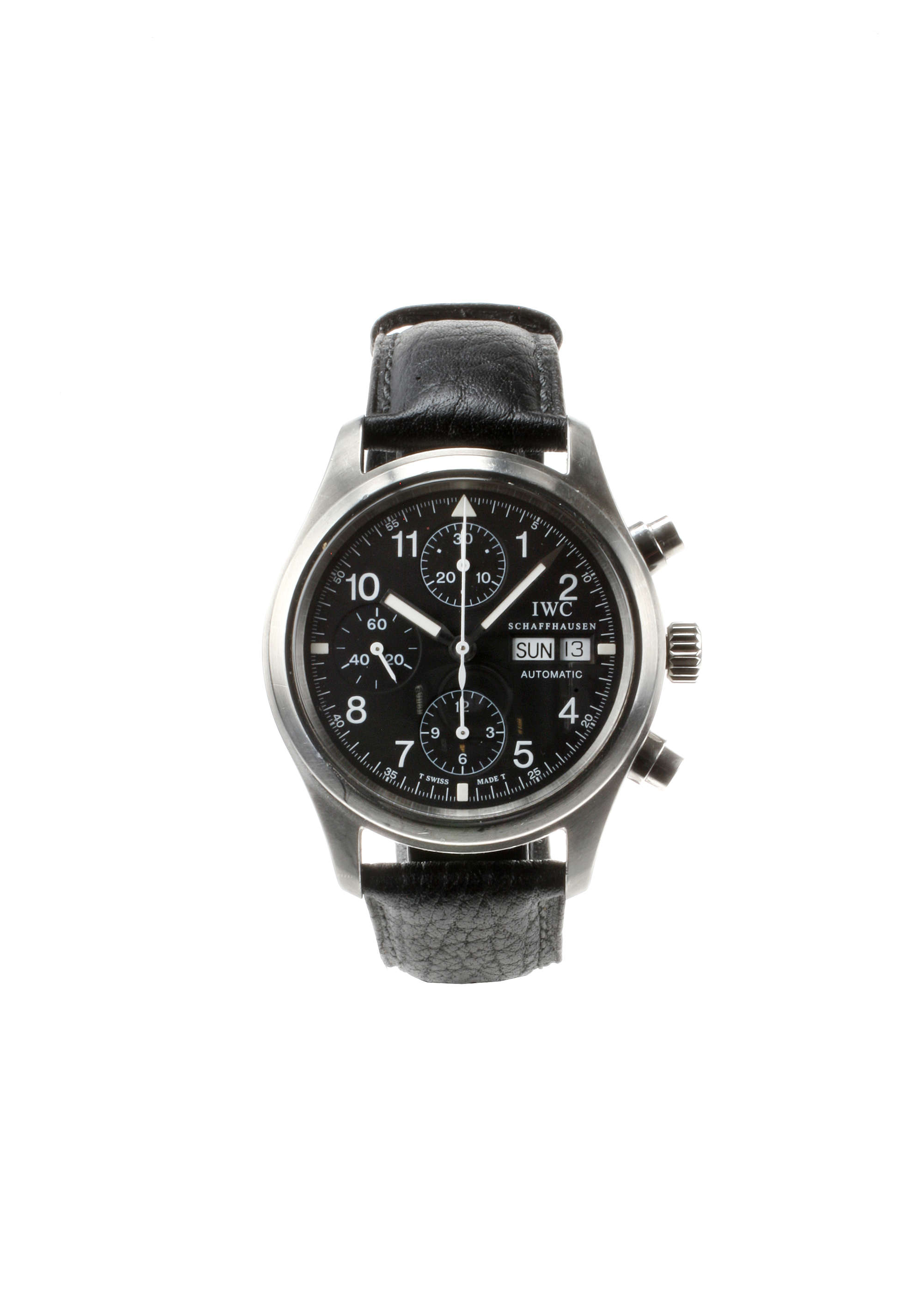 2004 IWC FleigerGraph Automatic Chronograph with original pa-Sold