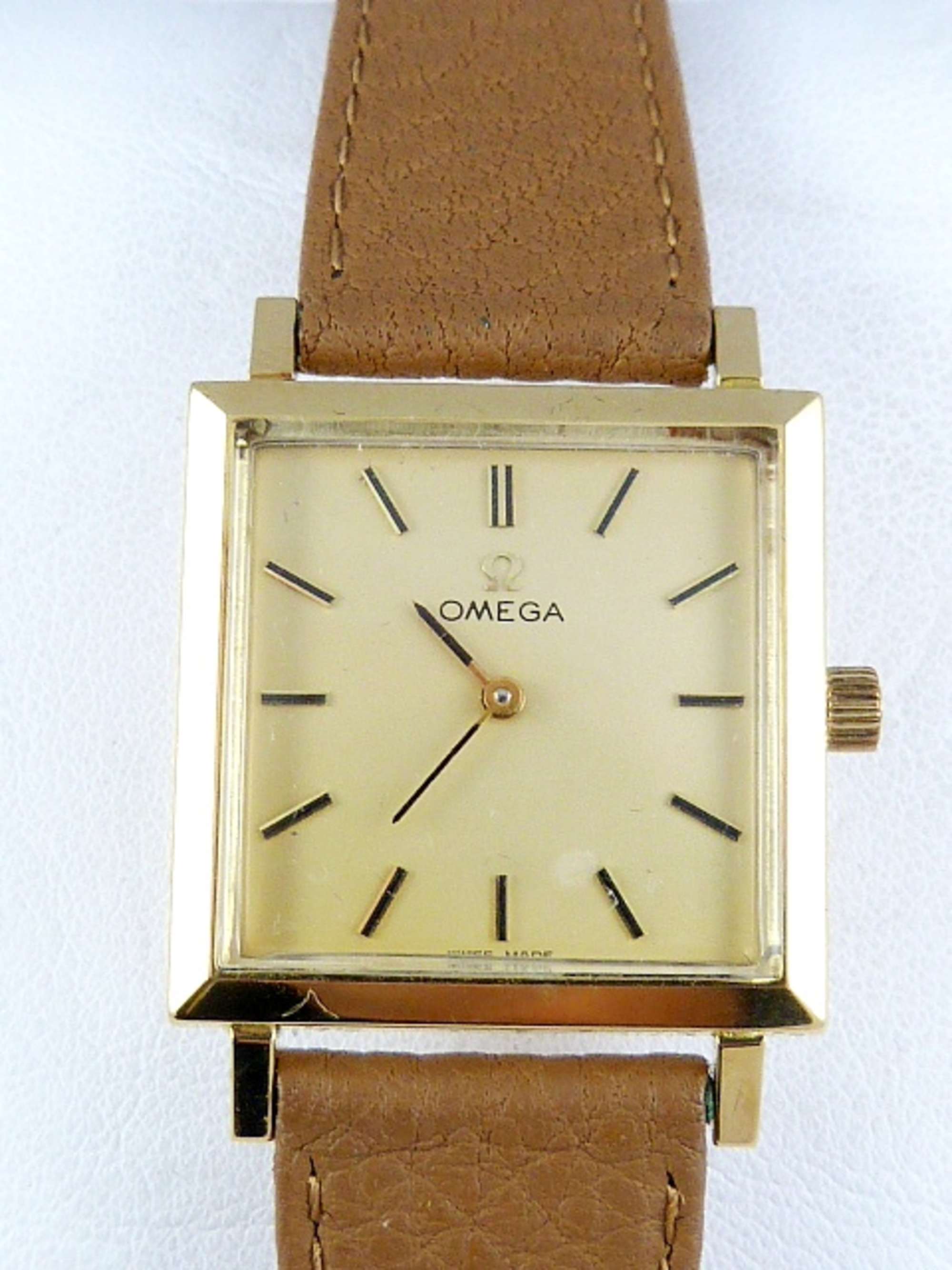 Omega 18ct Gold Watch-Auction Lot