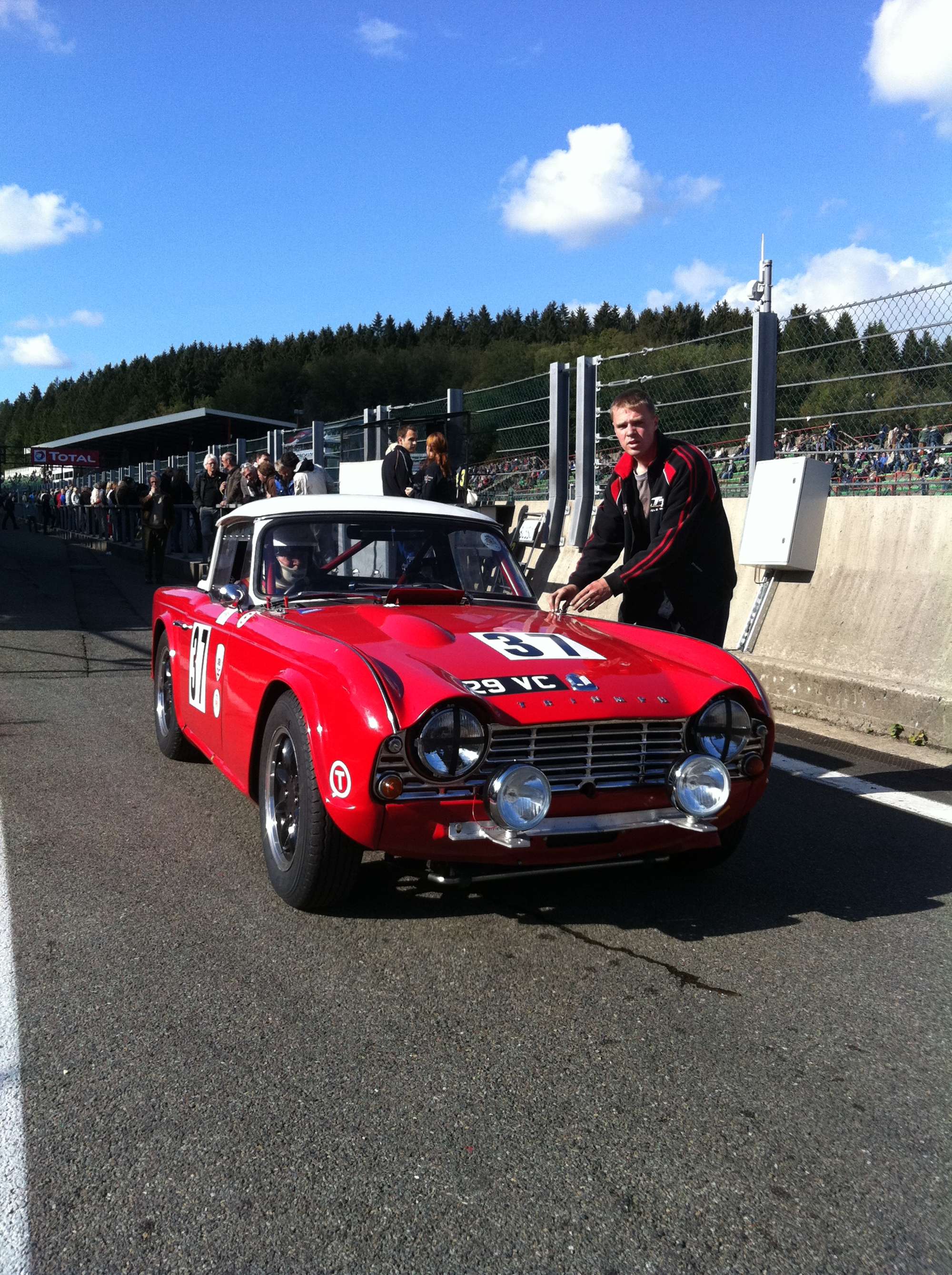 1962 Triumph TR4 FIA race car-Sold