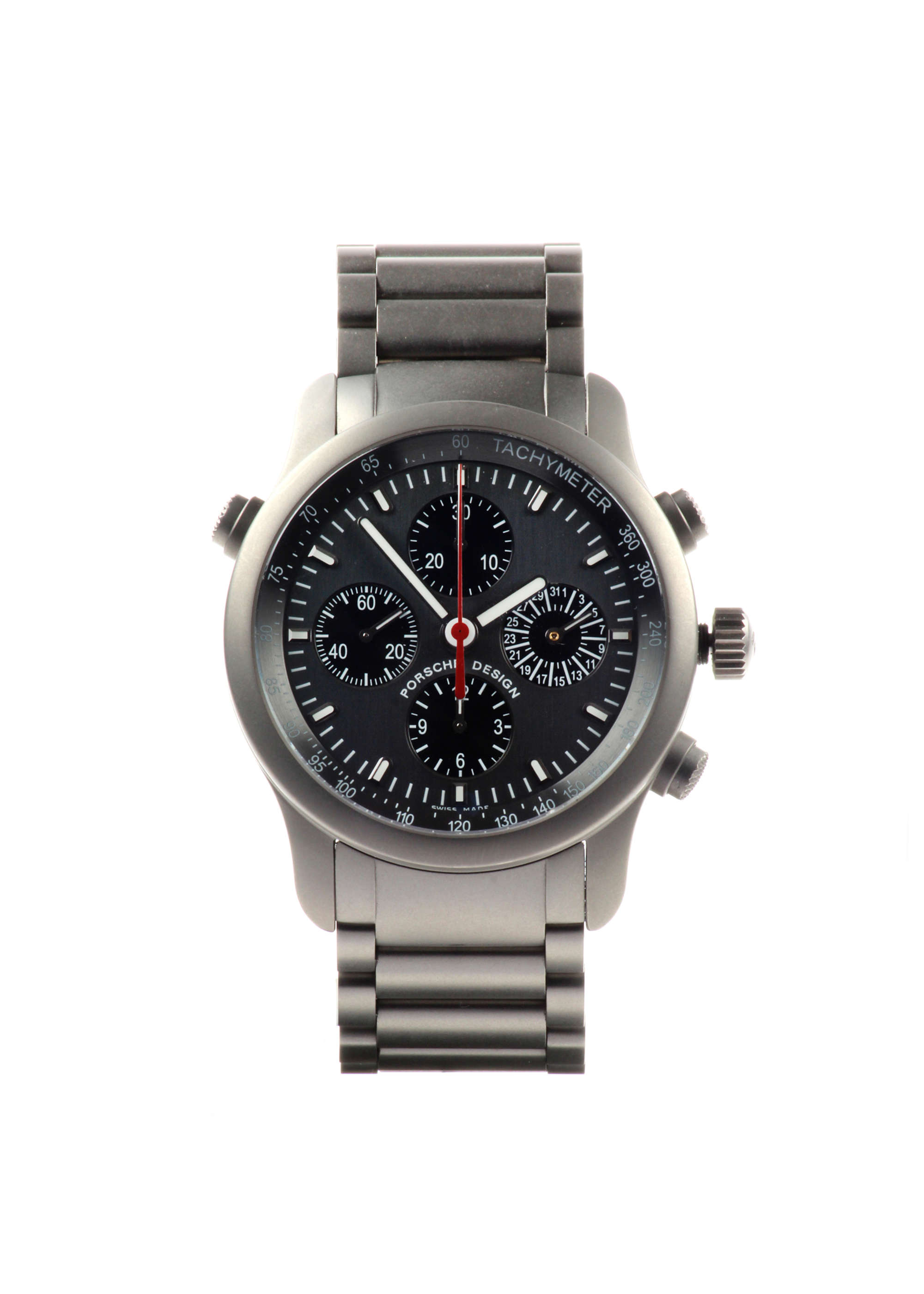 C.2001 Porsche Design Titanium Split-Seconds Box and Paperwo-Auction Lot