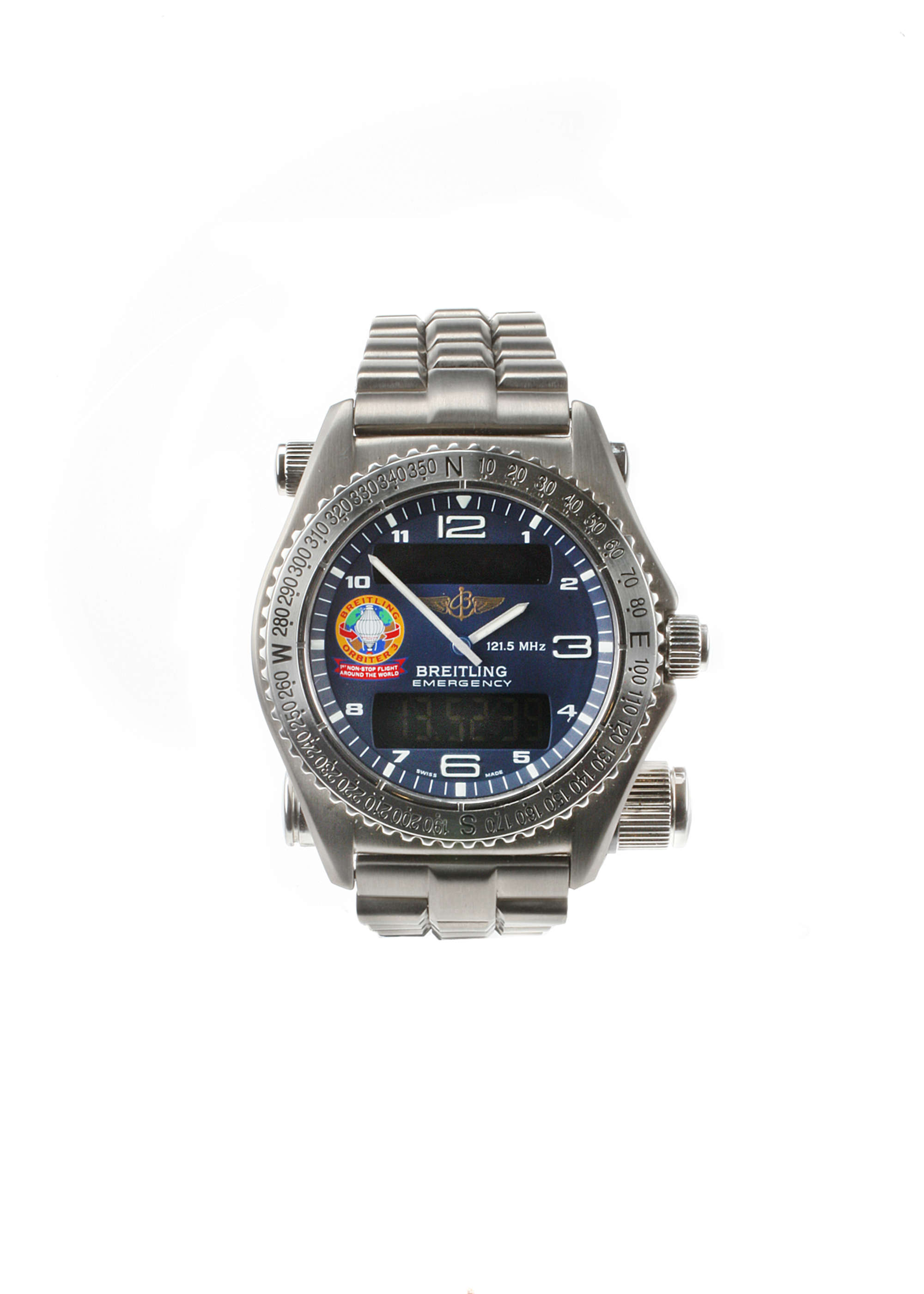 2002 Breitling Emergency Orbiter 3 No.0596/1999 complete wit-Sold