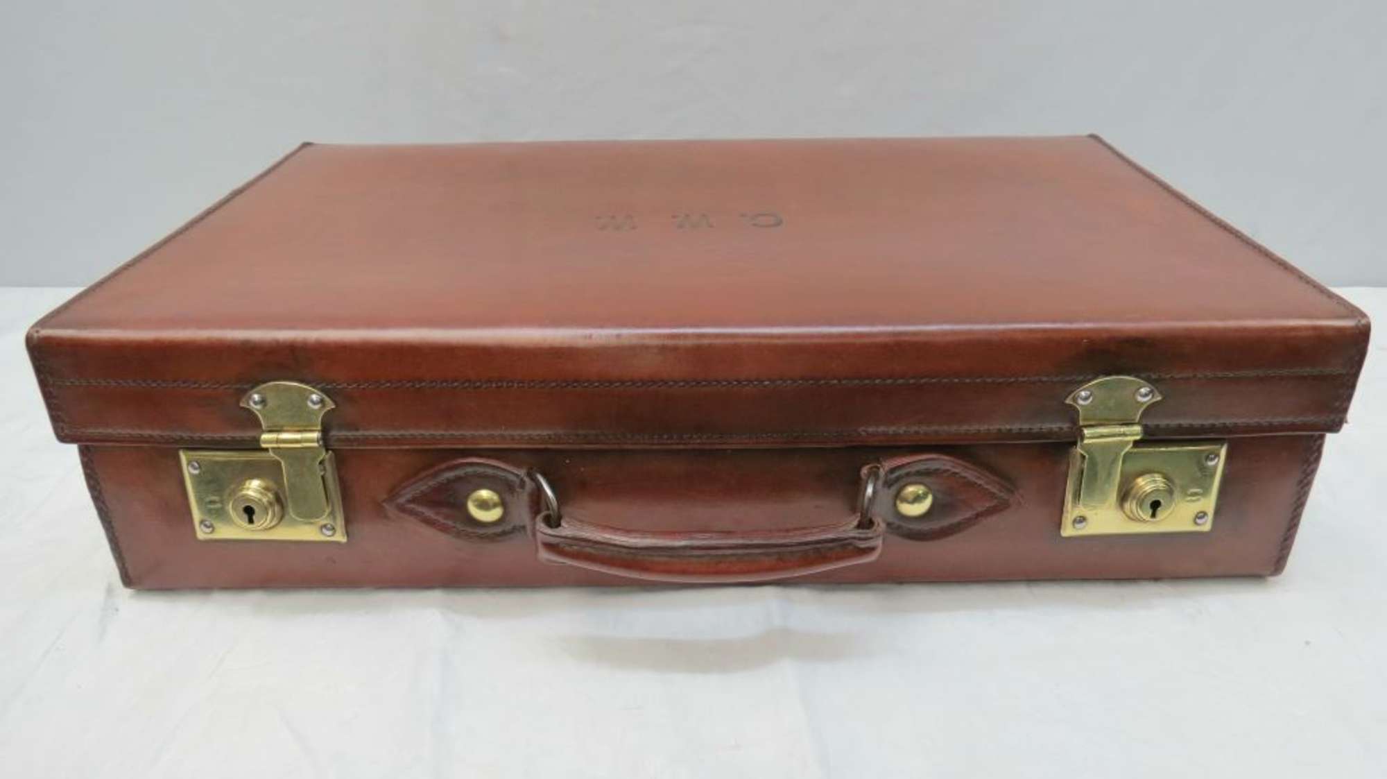A good English leather Suitcase-Sold