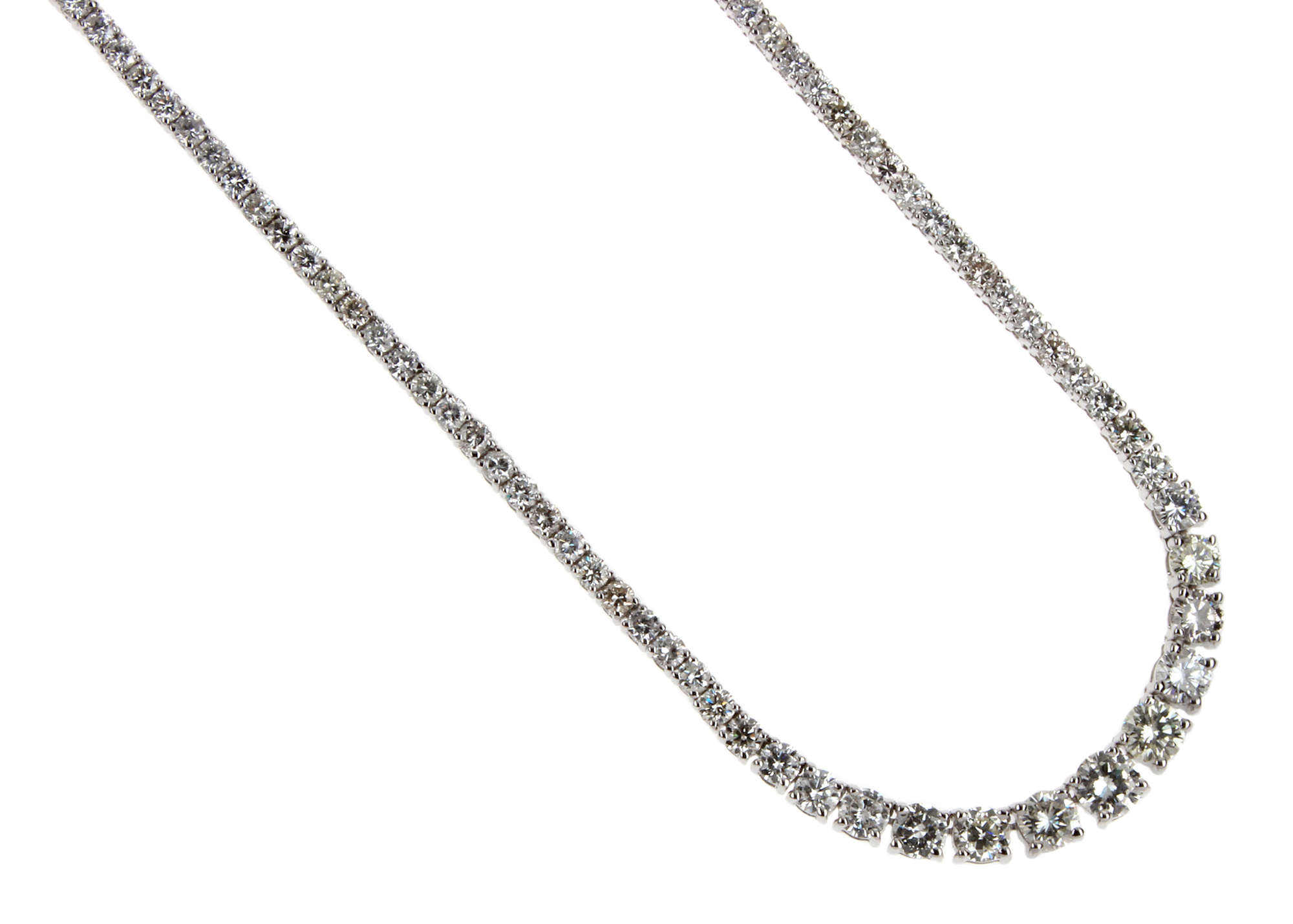 Diamond Line Necklet set -Auction Lot