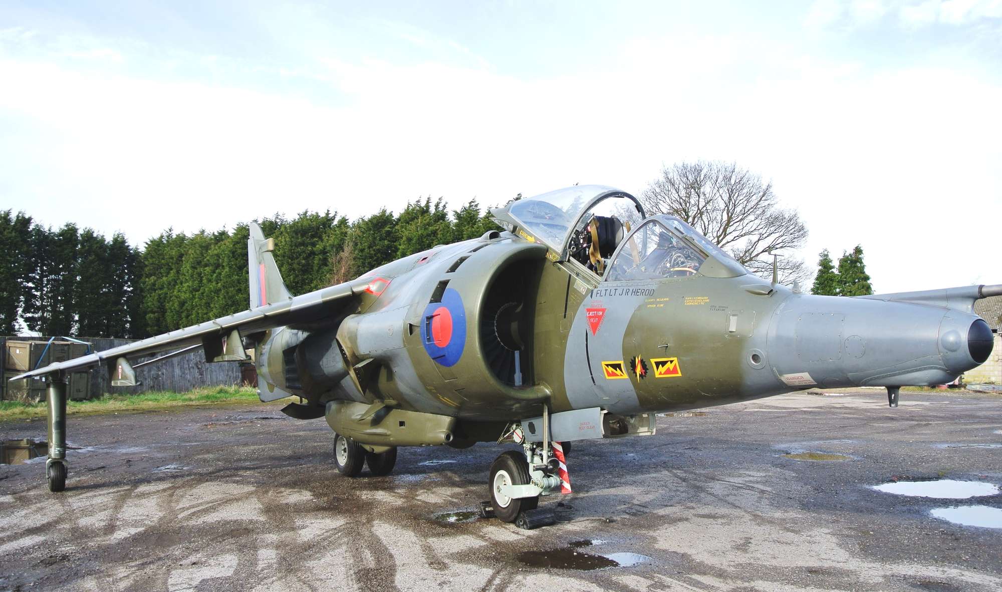 1976 Hawker Siddeley Harrier GR3 Jump Jet-Sold