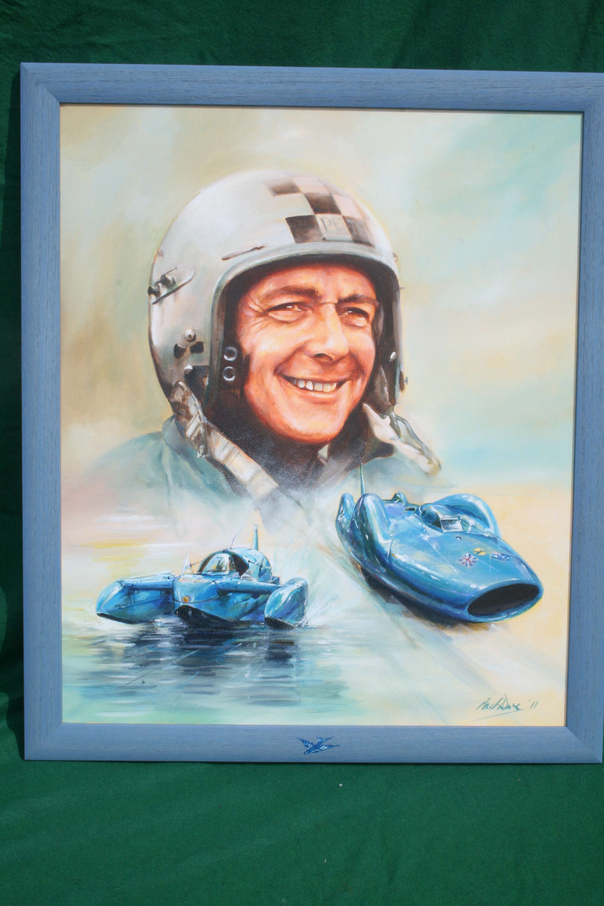 Donald Campbell Painting-Auction Lot