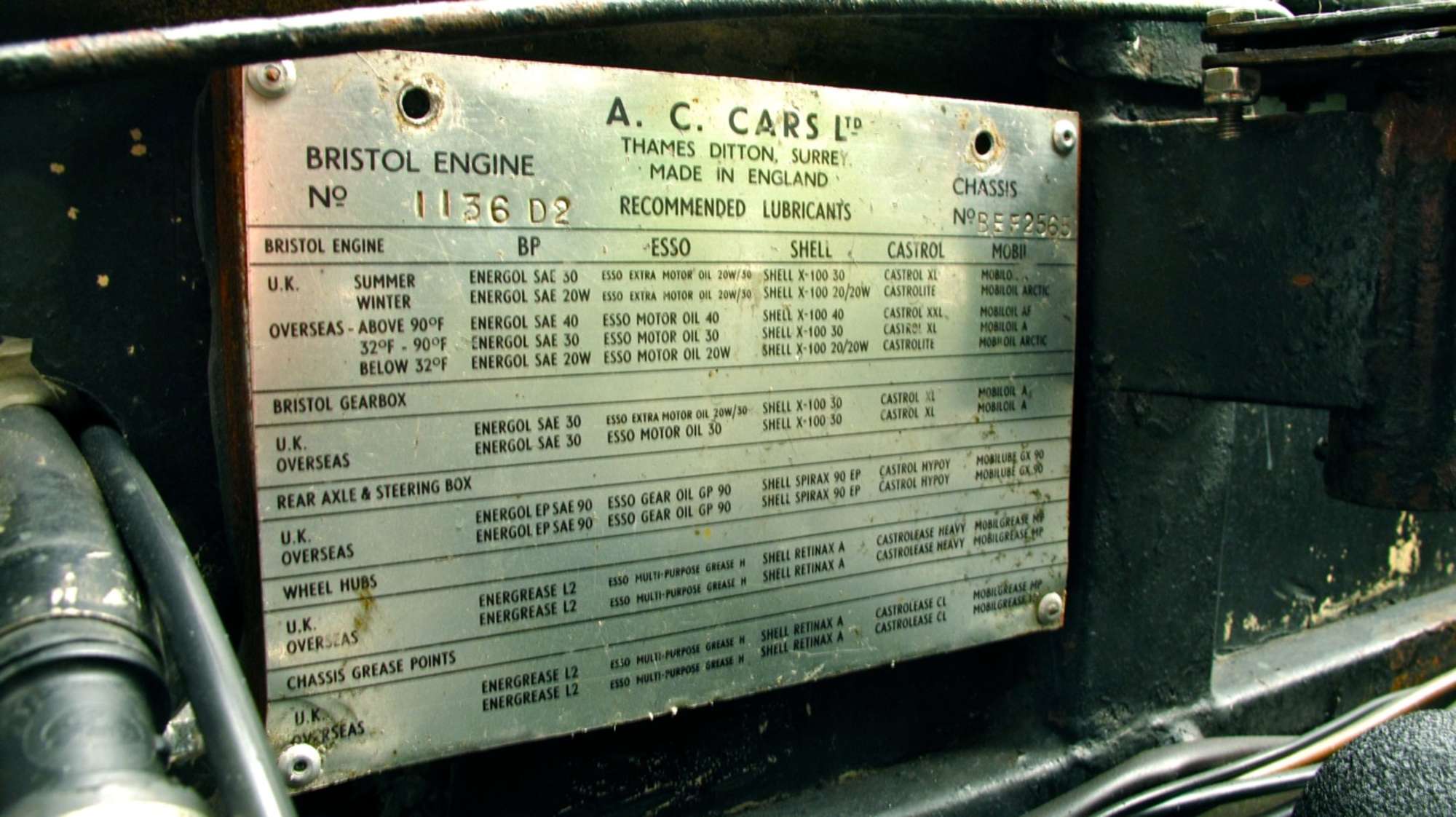 1962 AC Greyhound-Sold