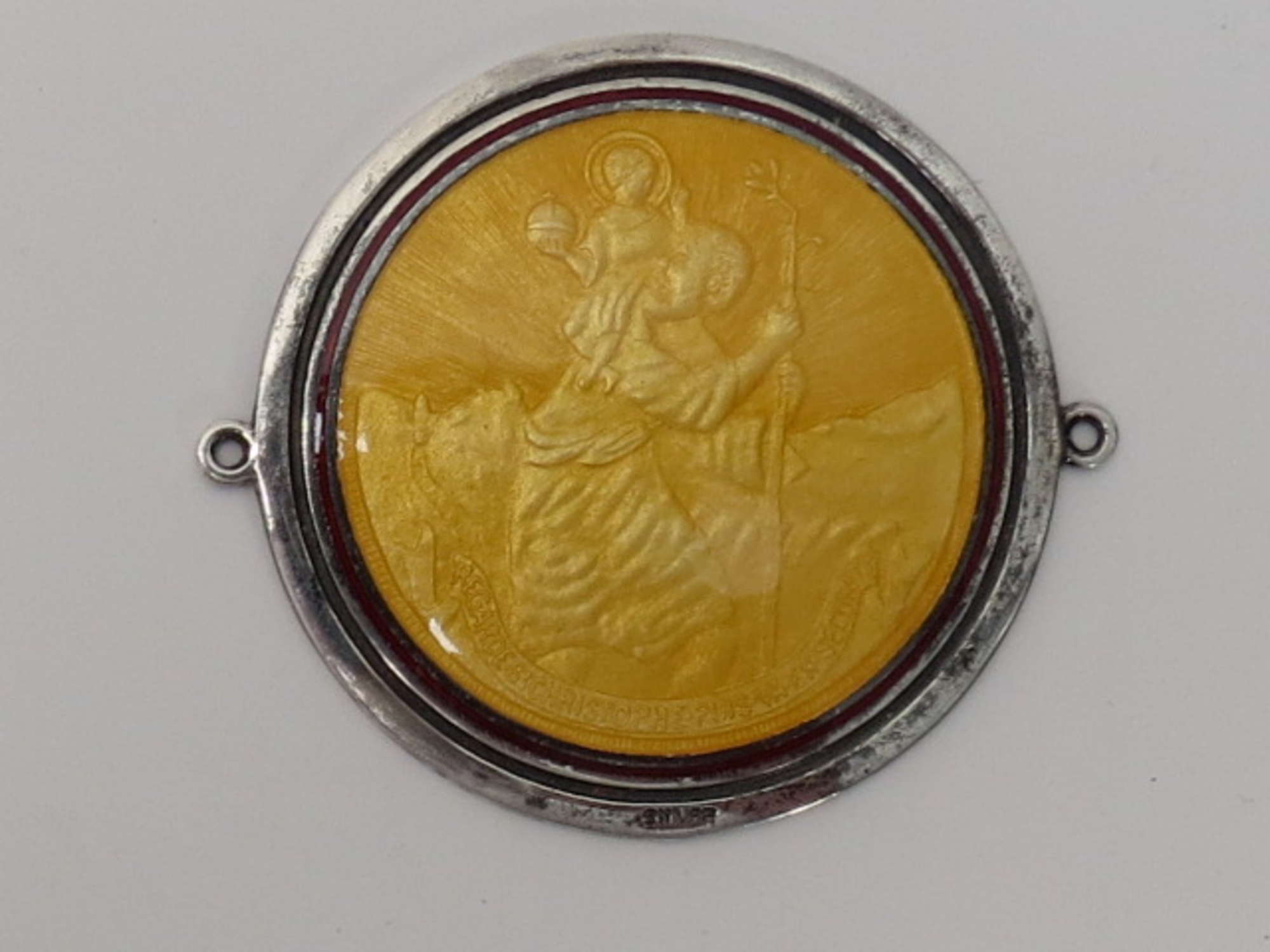 St. Christopher Dashboard Plaque-Sold