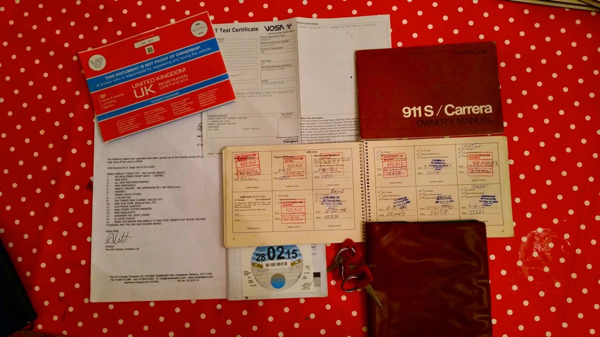 1976 Porsche 911 S Targa-Sold