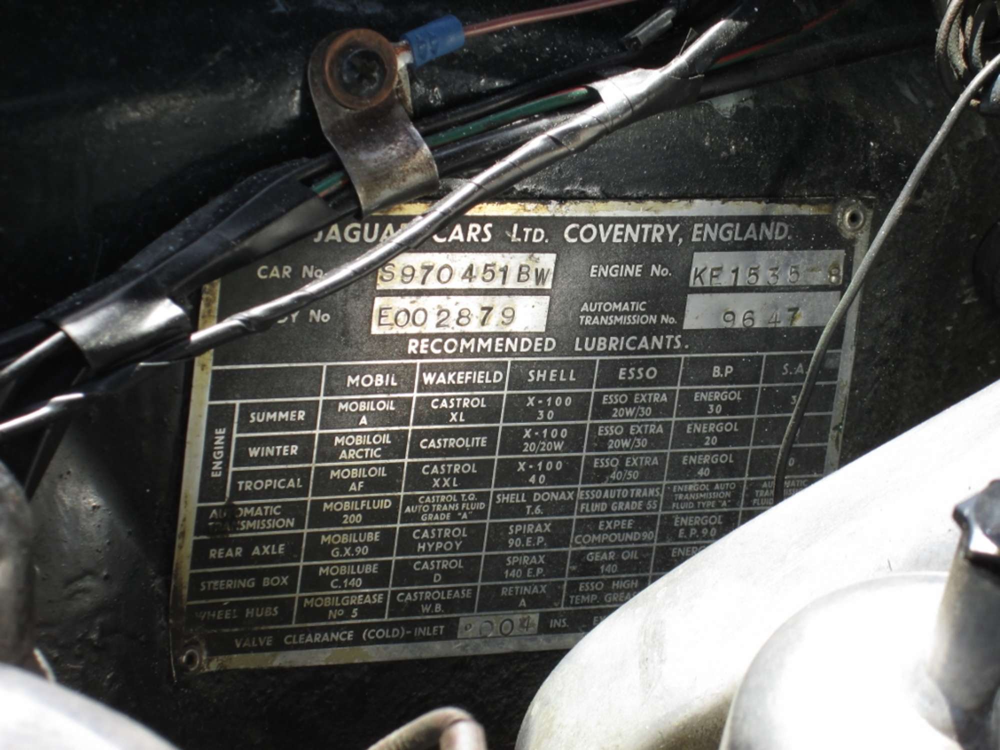 1957 Jaguar 3.4 Mk.I Automatic-Auction Lot