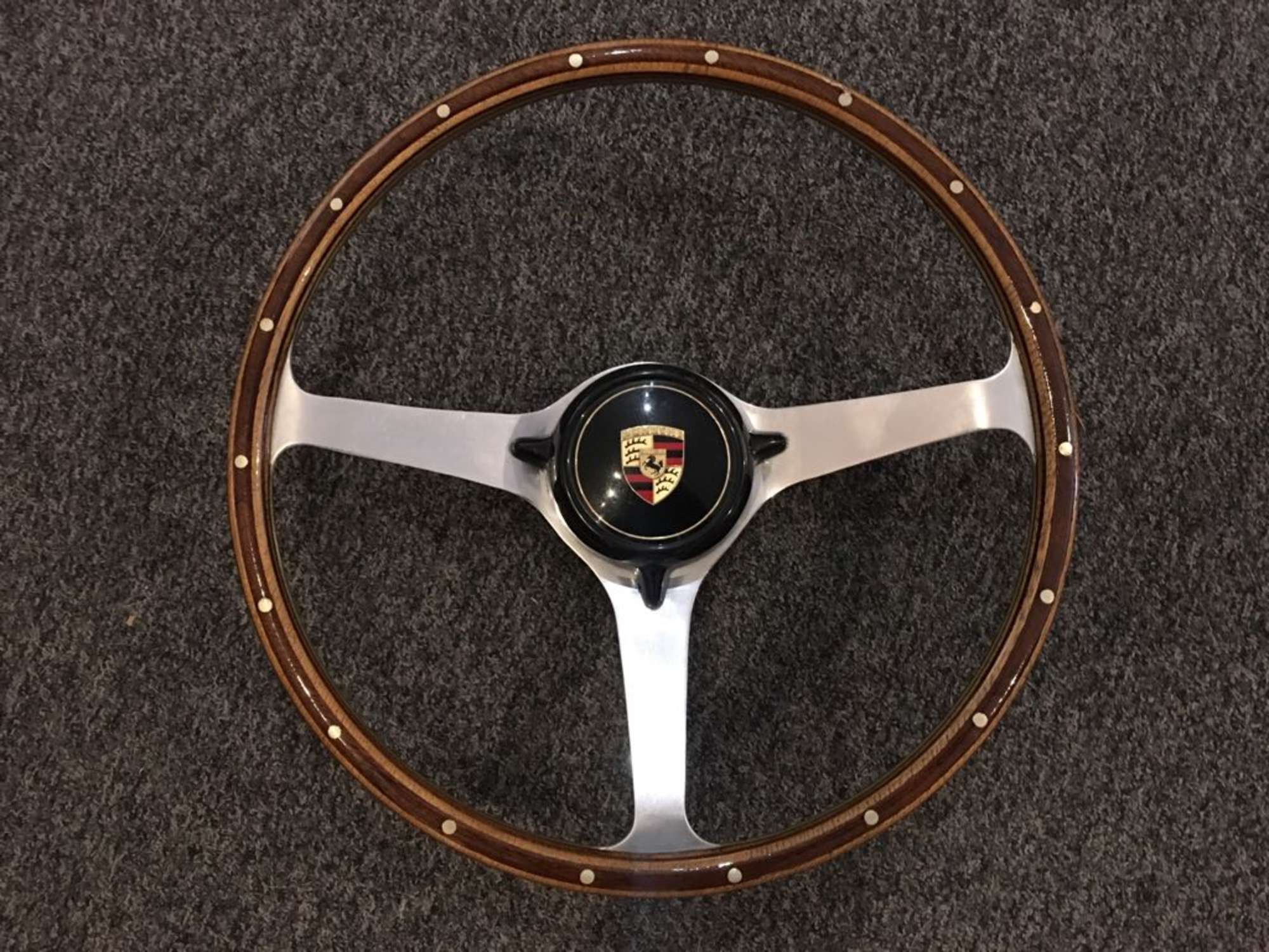 Restored Porsche 356 Steering Wheel-Auction Lot