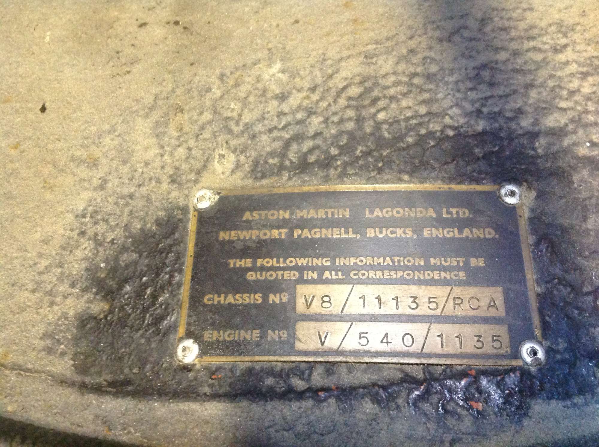 1974 Aston Martin V8 Barnfind-Sold