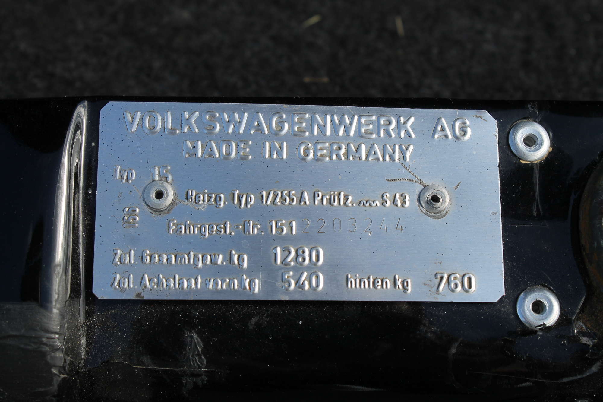 1971 Volkswagen Karmann Cabriolet-Sold