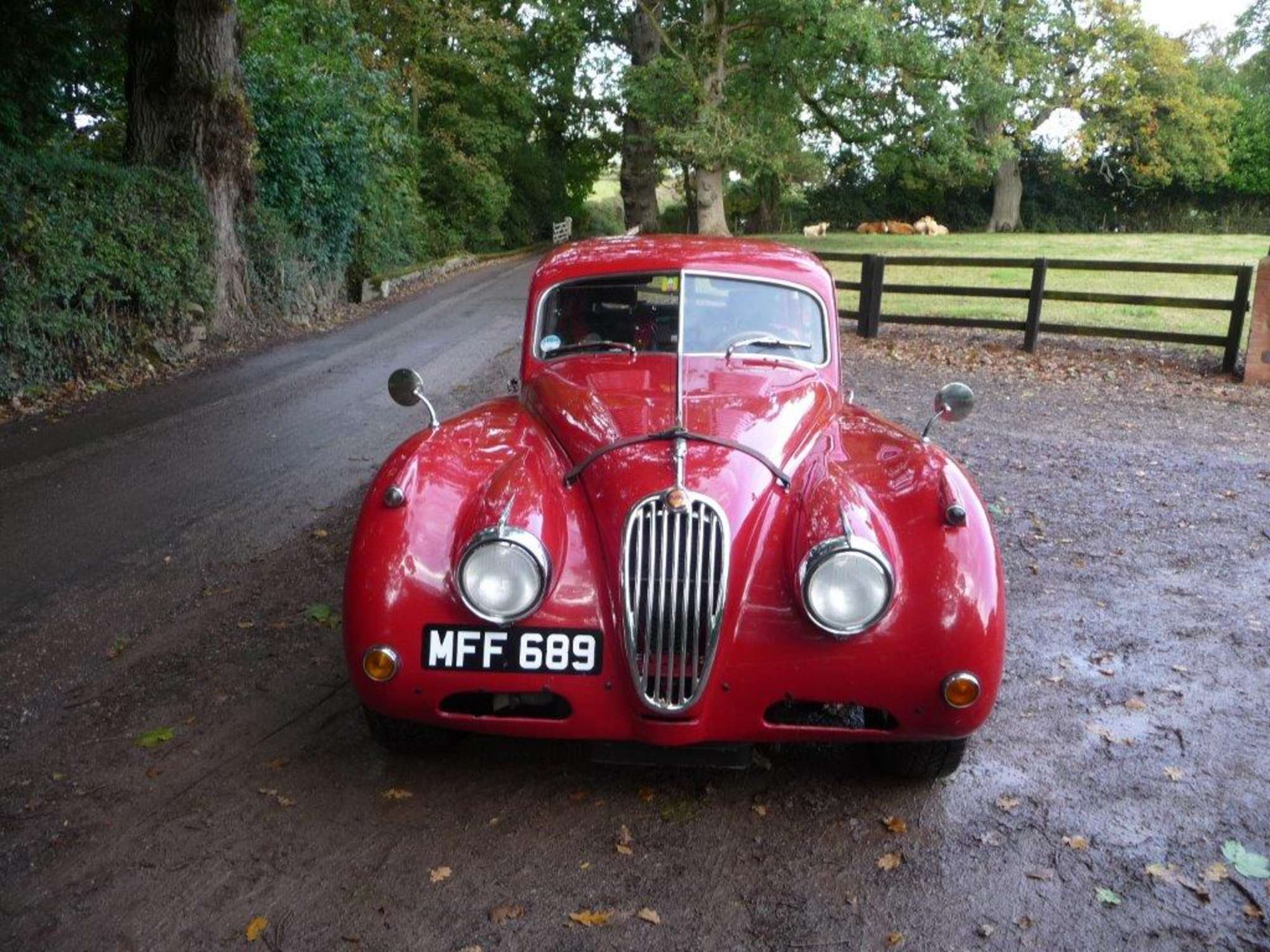 1955 Jaguar XK140 FHC-Auction Lot
