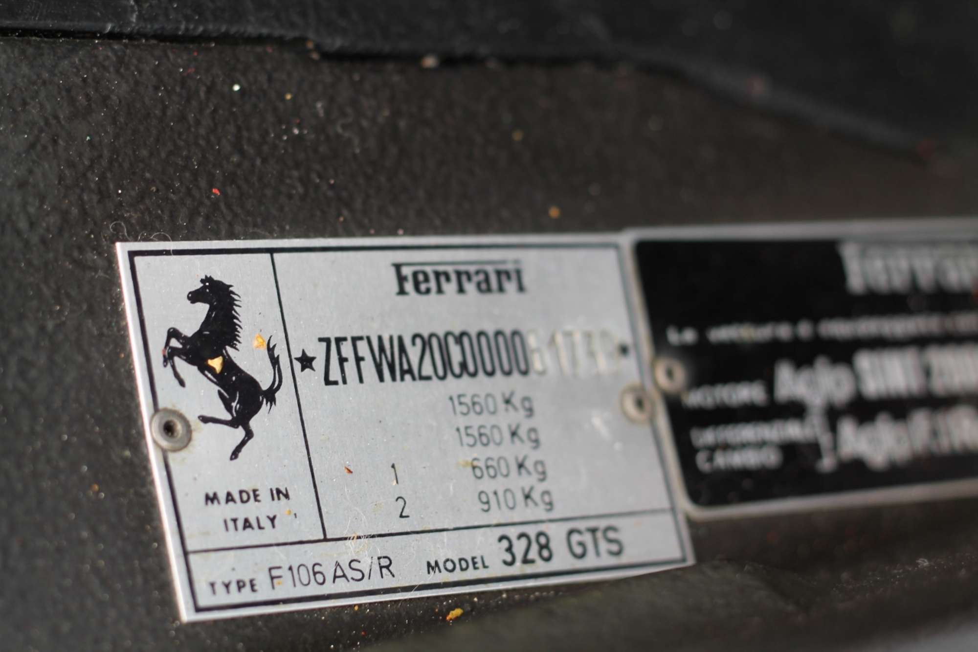 1986 Ferrari 328 GTS-Sold