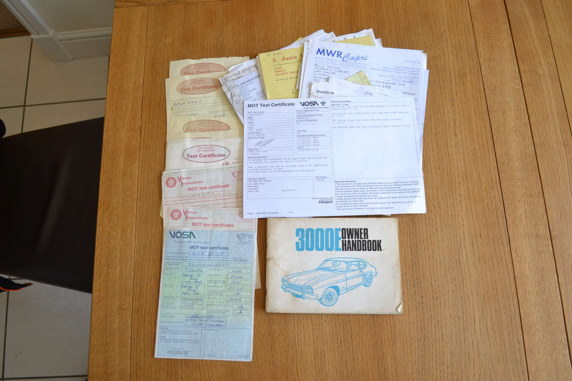 1970 Ford Capri 3000E MKI-Sold