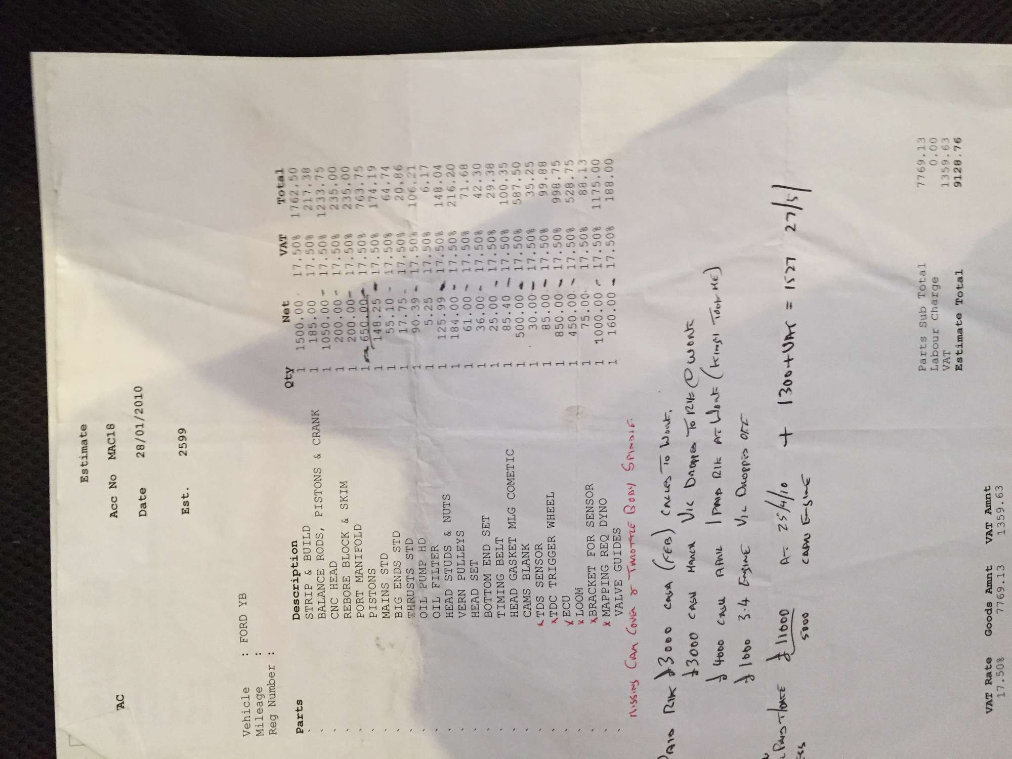 1988 Ford Sierra Cosworth-Sold