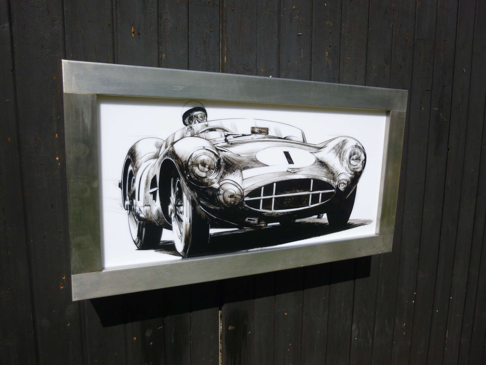 Aston Martin showroom light box-Auction Lot