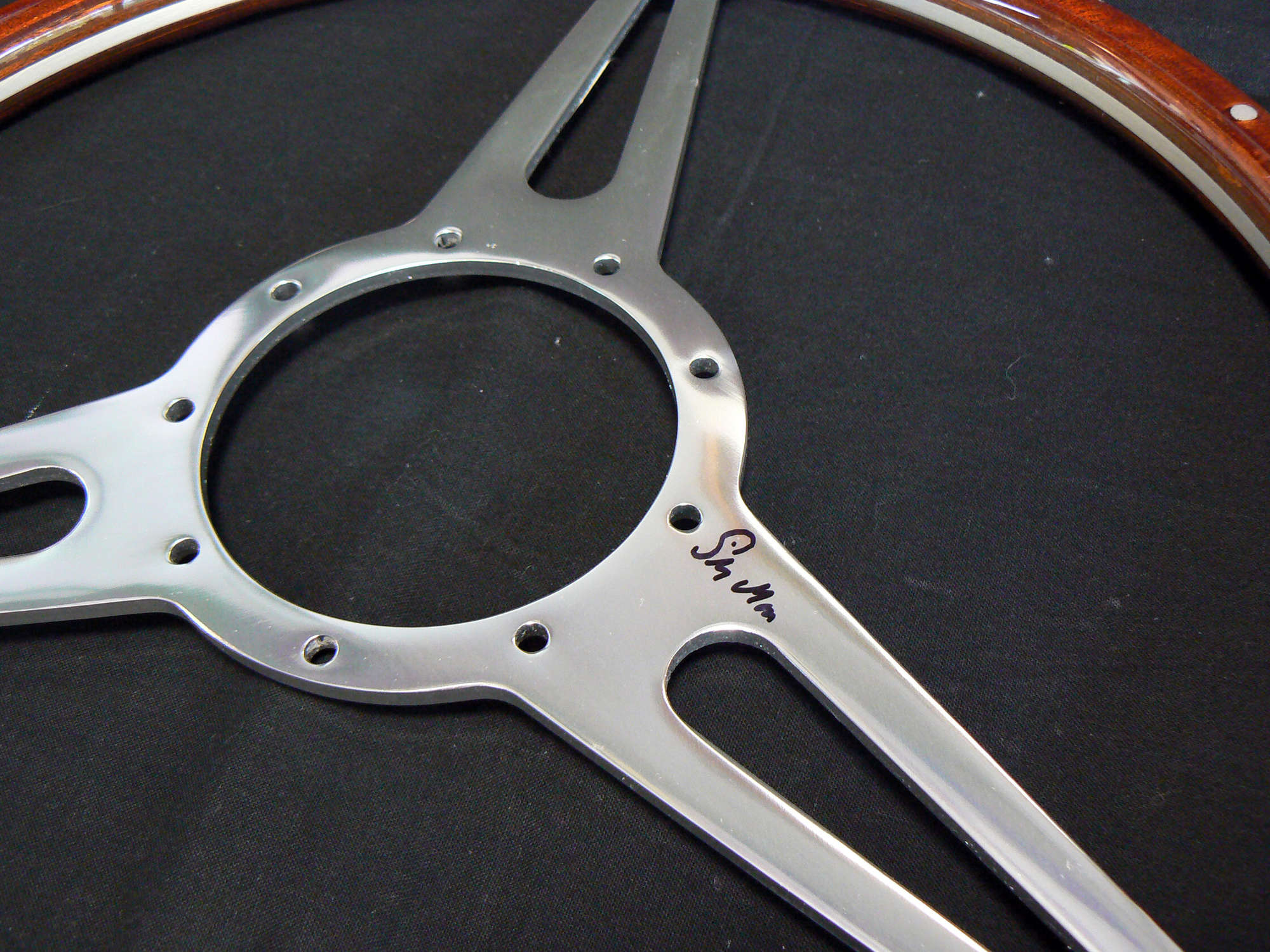 Stirling Moss signed Steering Wheel -Sold