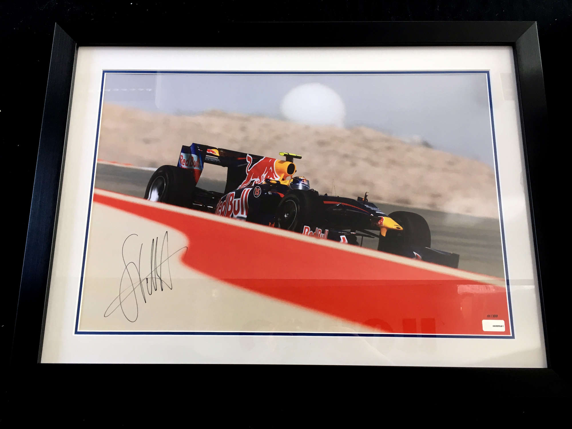 Red Bull Bahrain photograph.-Sold