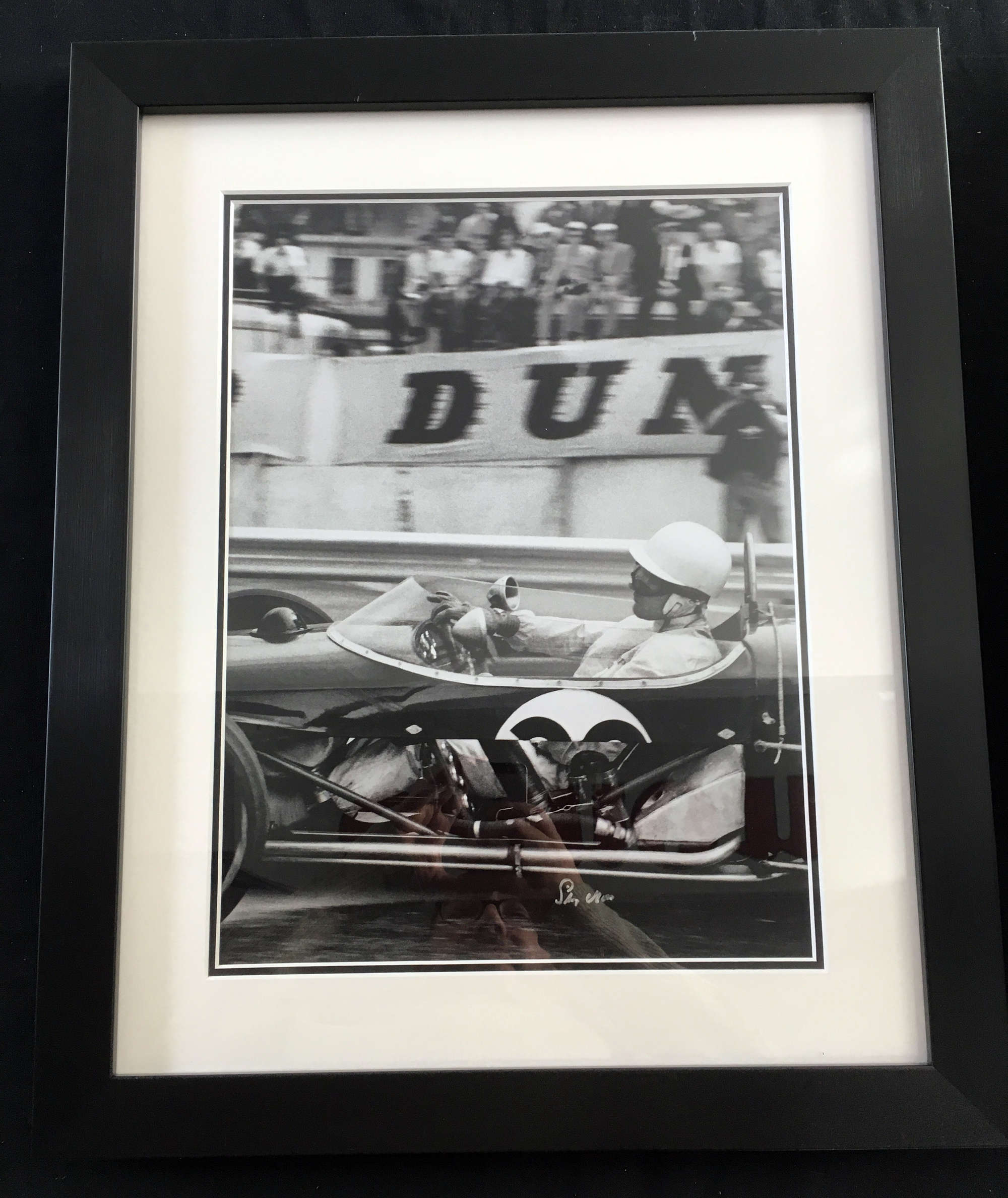 €˜Keeping Cool€™ Lotus at Monaco b/w photograph.-Sold