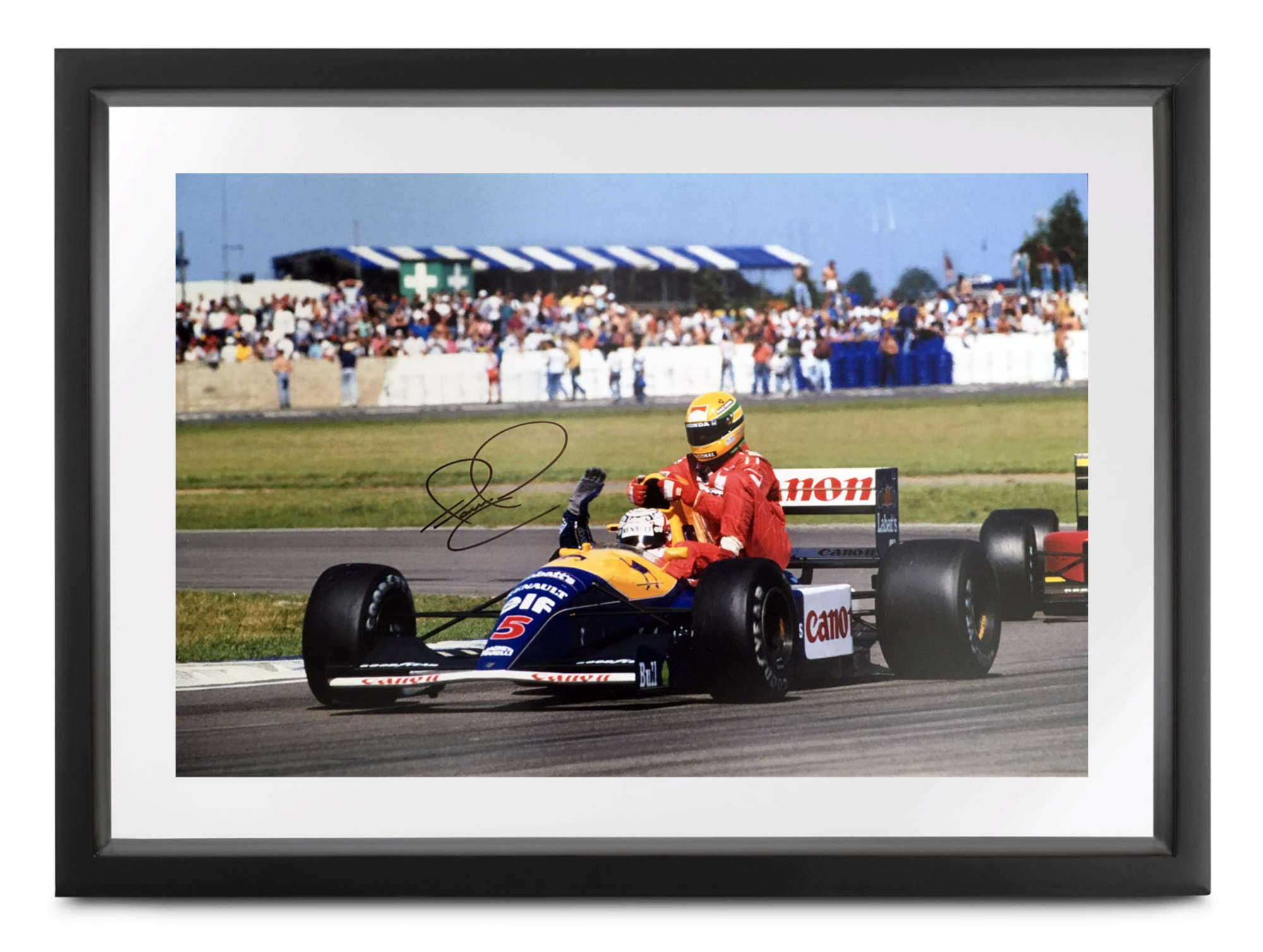 'Taxi for Senna'  lithographic prin.t-Sold