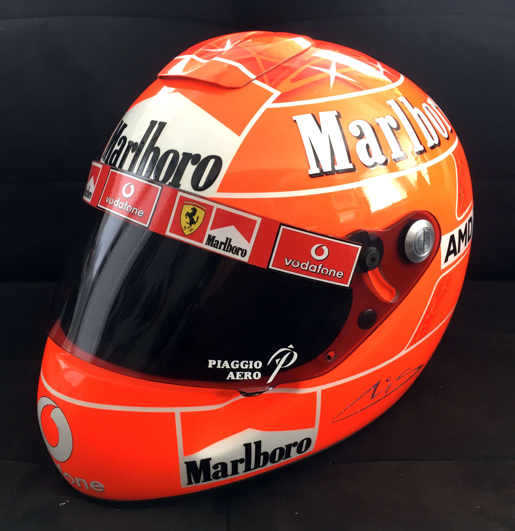 Michael Schumacher 2004 replica helmet.-Sold