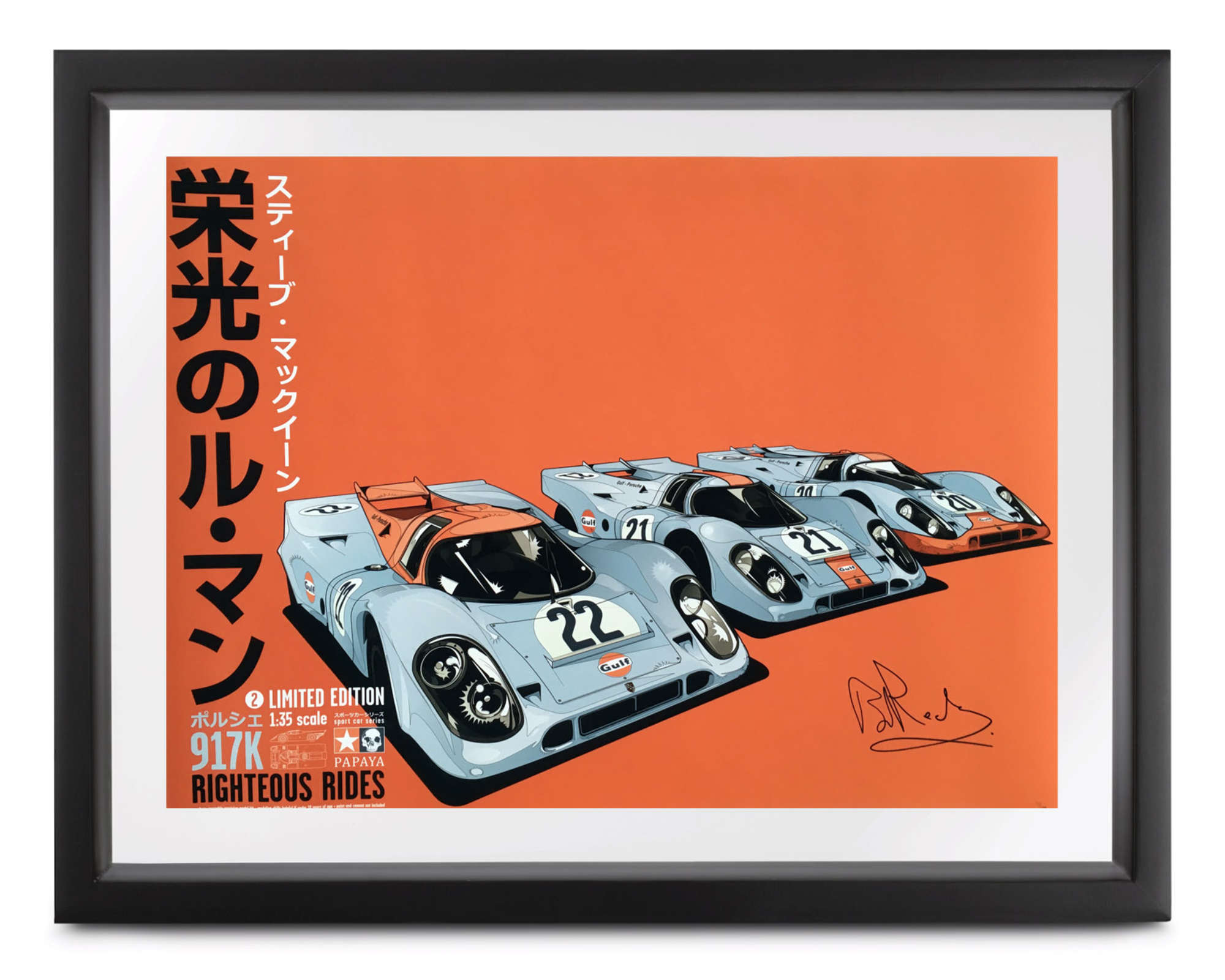 Righteous Rides 2, signed Brian Redman-Sold