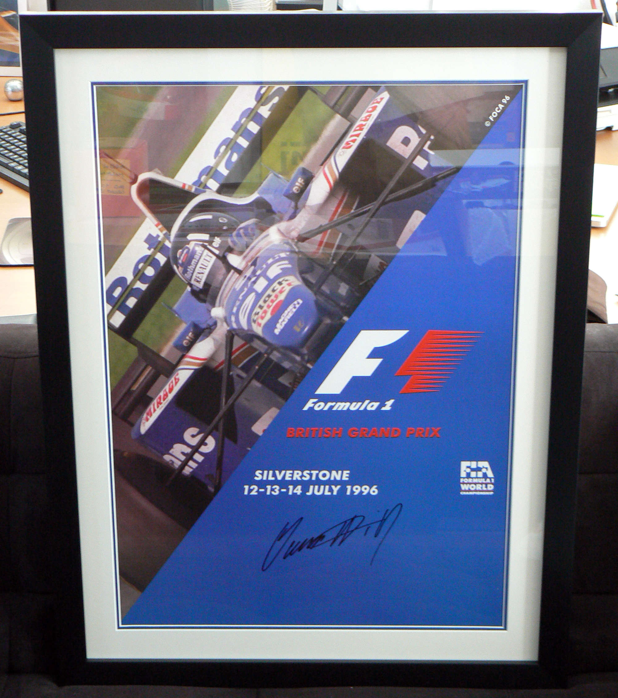 Original poster 1996 British Grand Prix-Sold