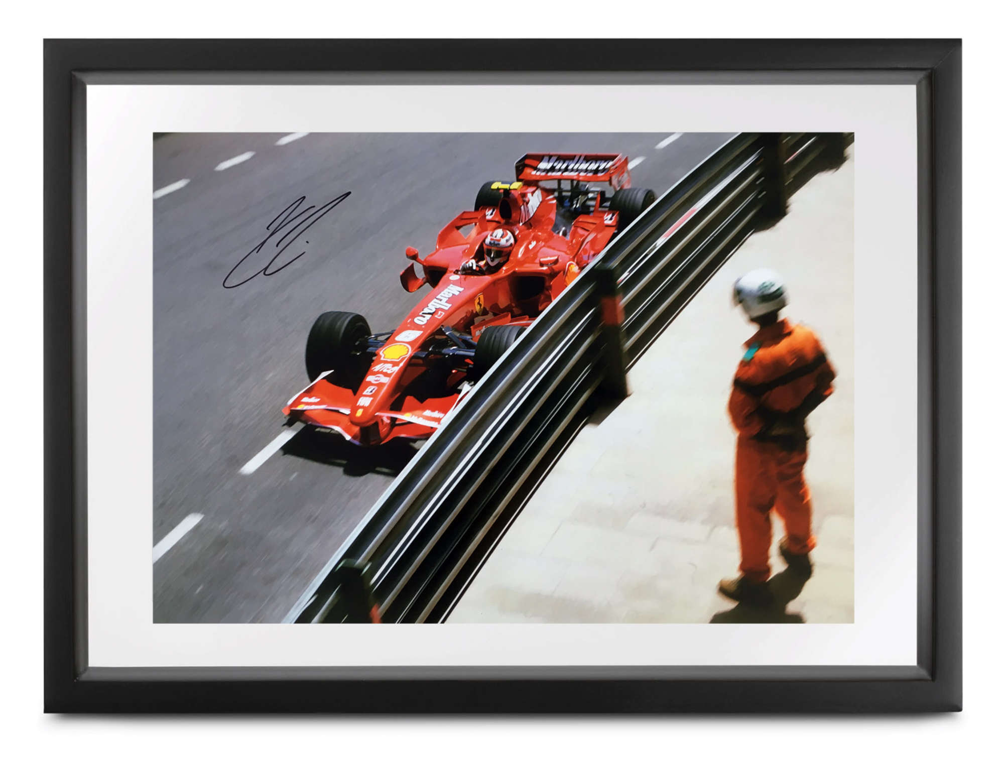 2007 Monaco Grand Prix, signed Kimi Raikkonen.-Sold