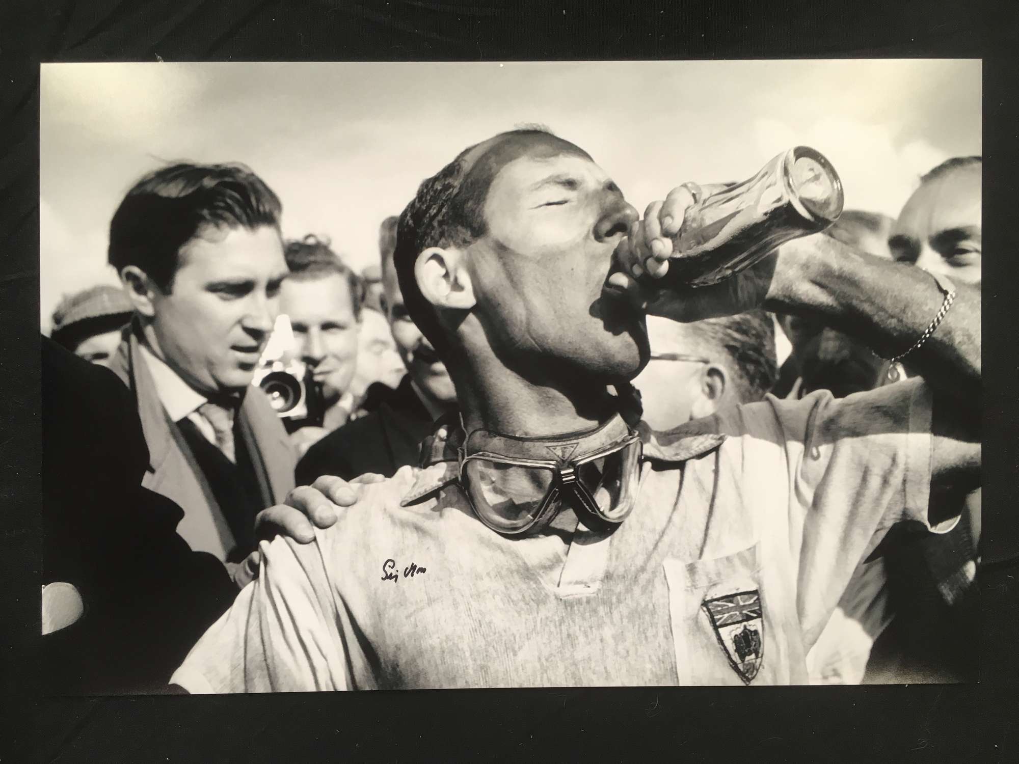 'The Taste of Victory'. Signed Sir Stirling Moss OBE.-Sold